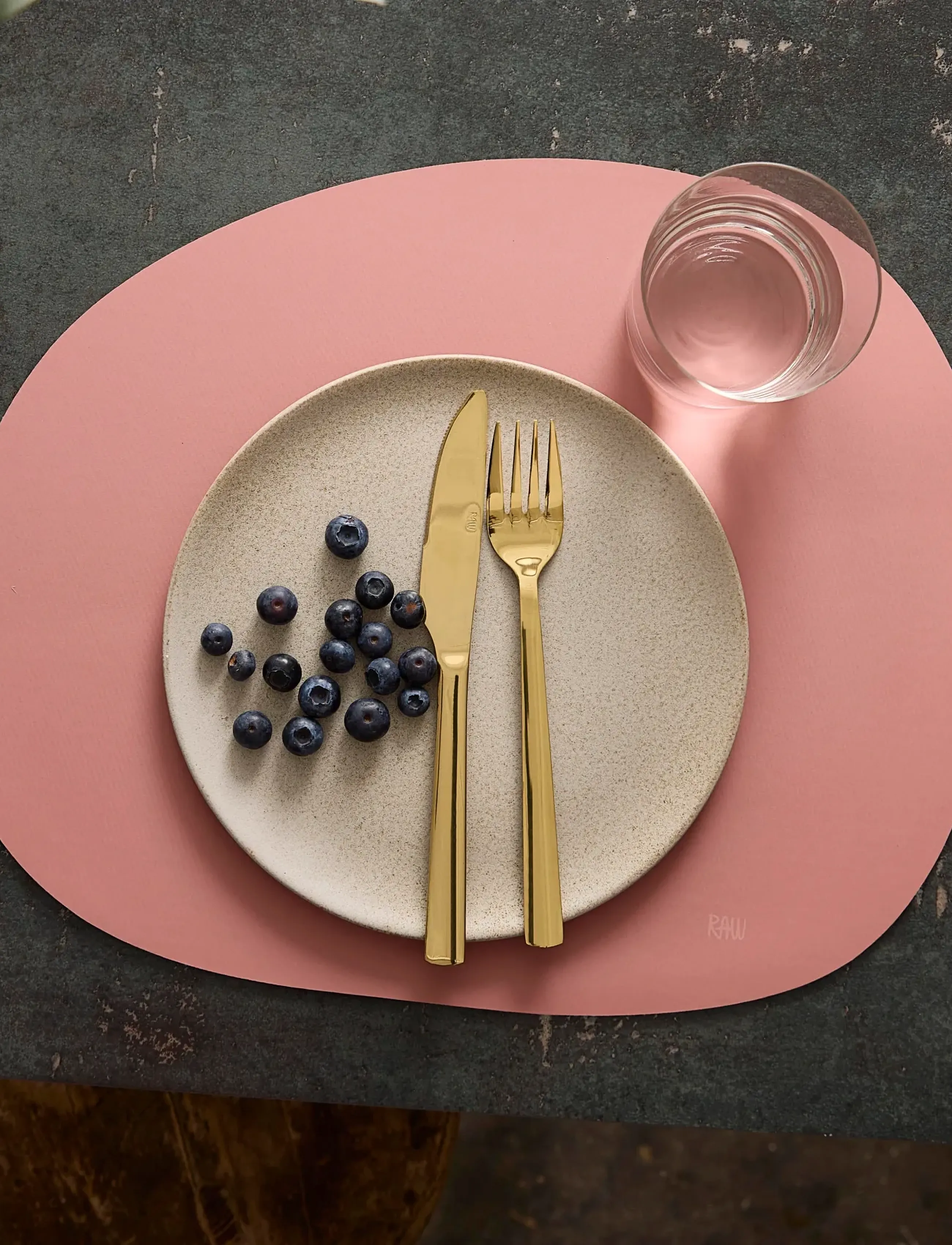 Aida Raw Silicone - Placemats Soft Surface - Spice Rose, One Size, Pink, Tableware > Placemats, Unisex