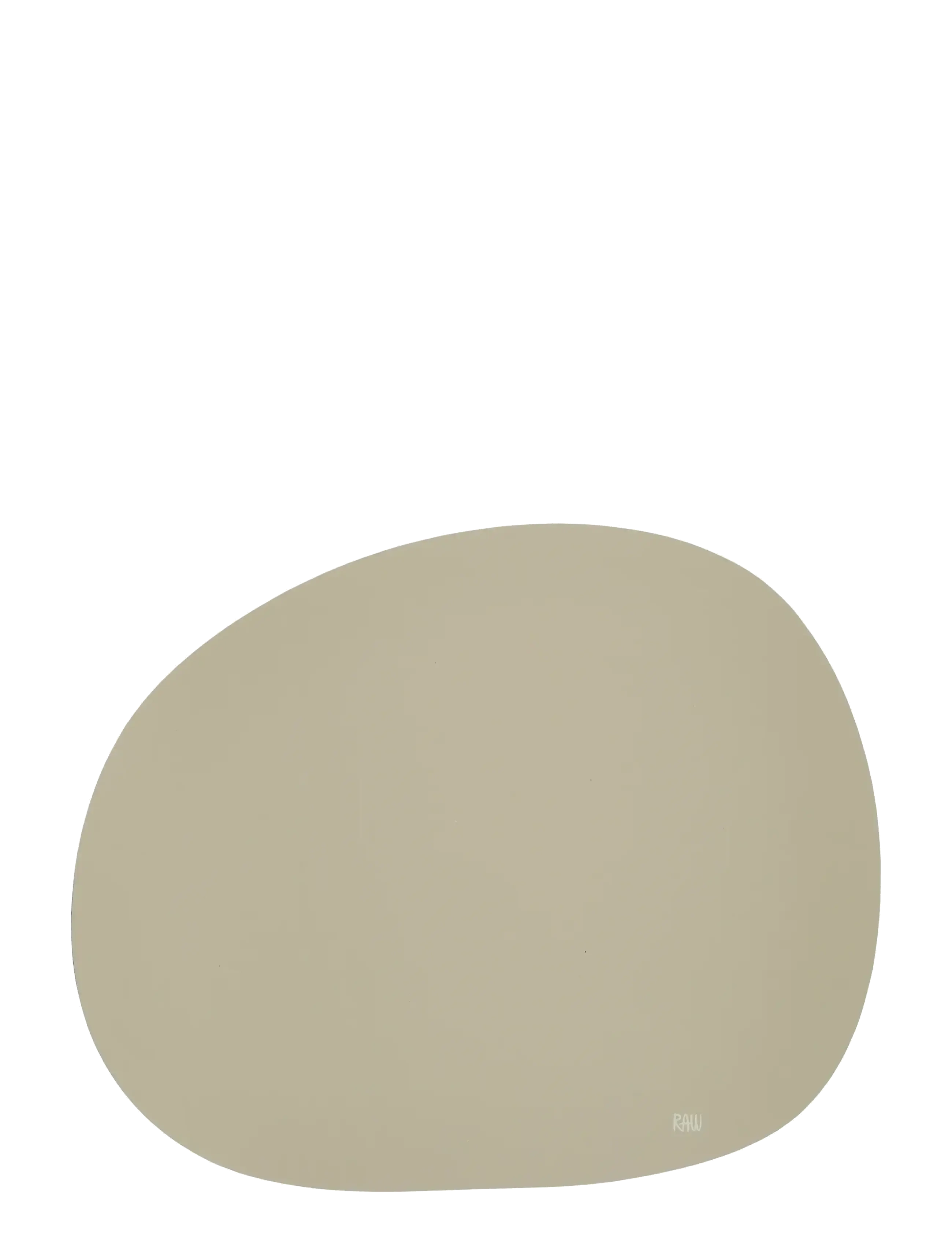 AIDA Raw Silicone - Placemats Soft Surface - Mellow Clay Beige - One Size - Unisex