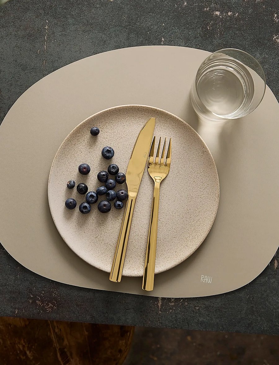 Aida - RAW Silicone - placemats soft surface - mellow clay - deckchen - mellow clay - 0