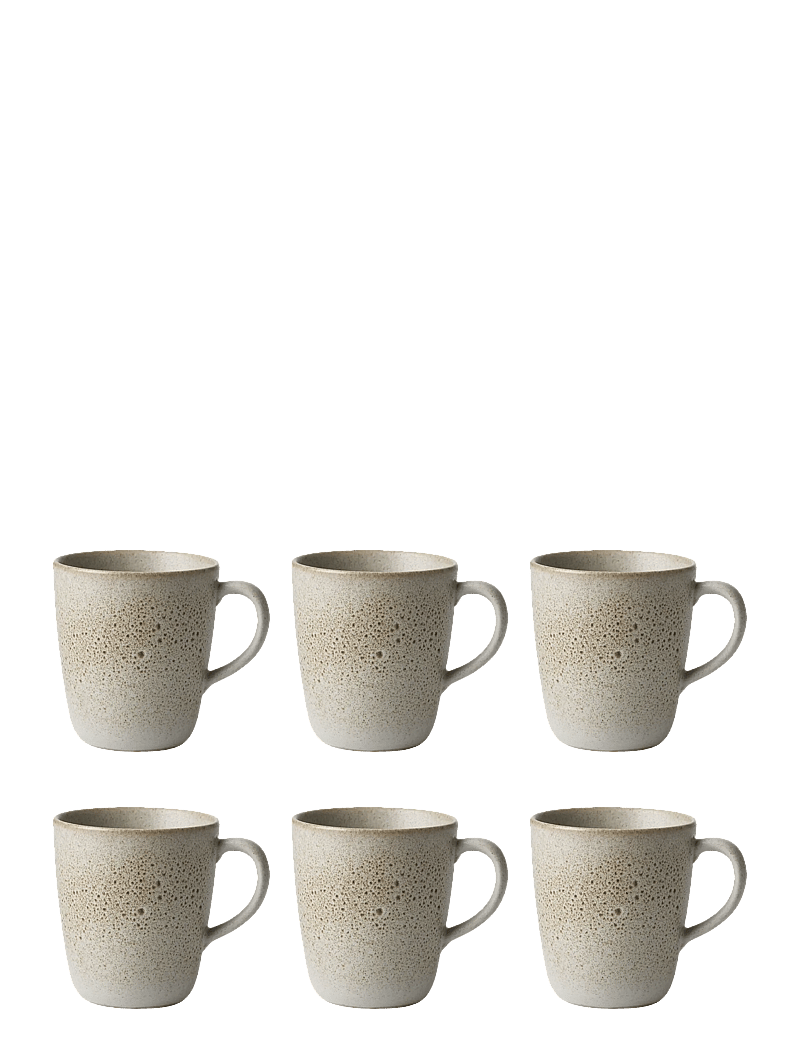 Aida - RAW Sandy Beige - krus m hank - kaffetassen - sandy beige - 1