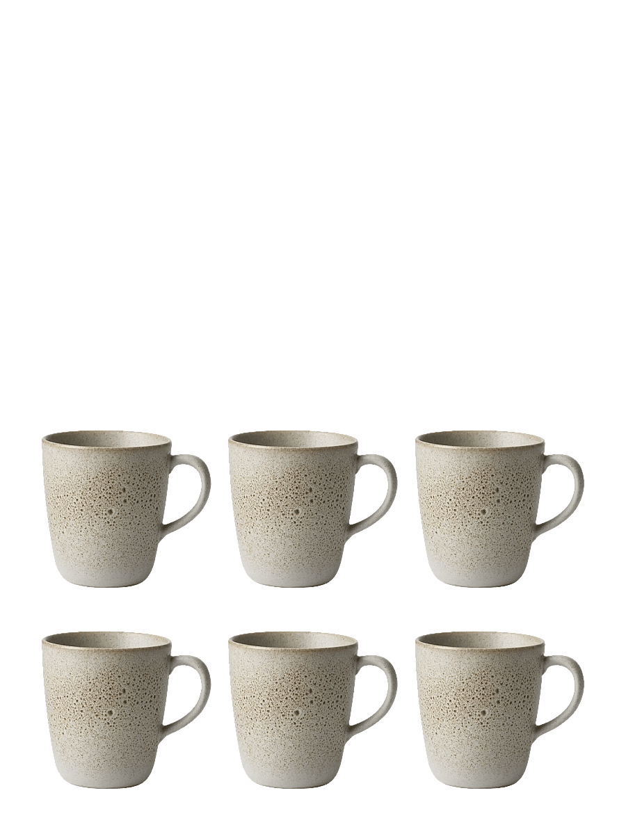 Aida - RAW Sandy Beige - krus m hank - kaffetassen - sandy beige - 1