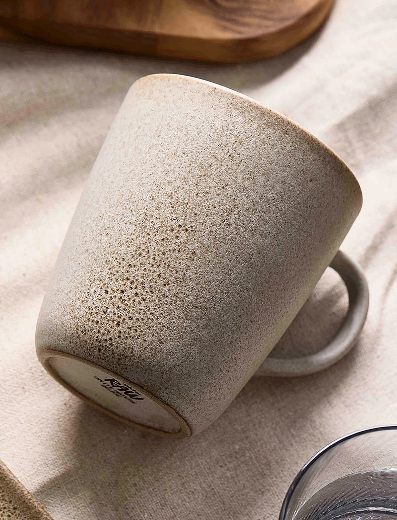 Aida - RAW Sandy Beige - krus m hank - kaffetassen - sandy beige - 2