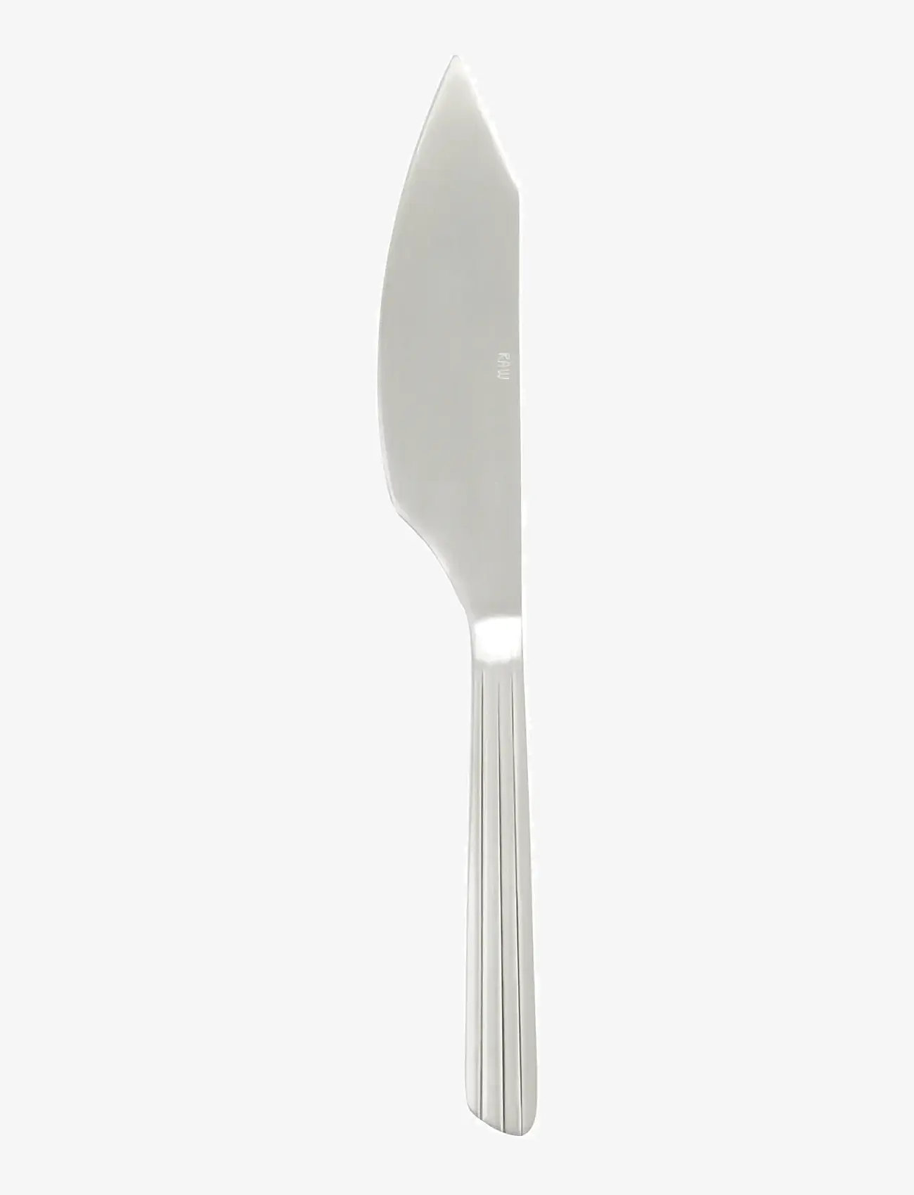 Aida - RAW cutlery cake knife  Matte steel 1 pcs. in giftbox - kageknive - silver - 1