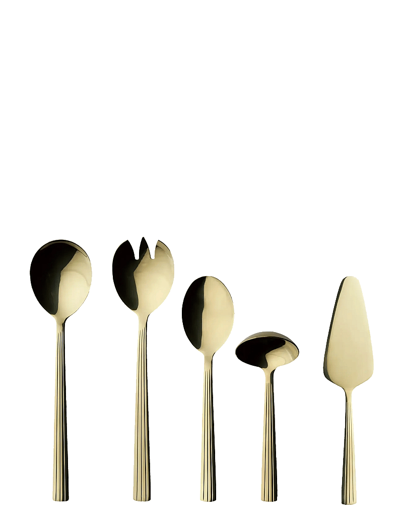 Aida - RAW 5 pcs. set champagne gold color coating - bestecksets - champagne gold - 1