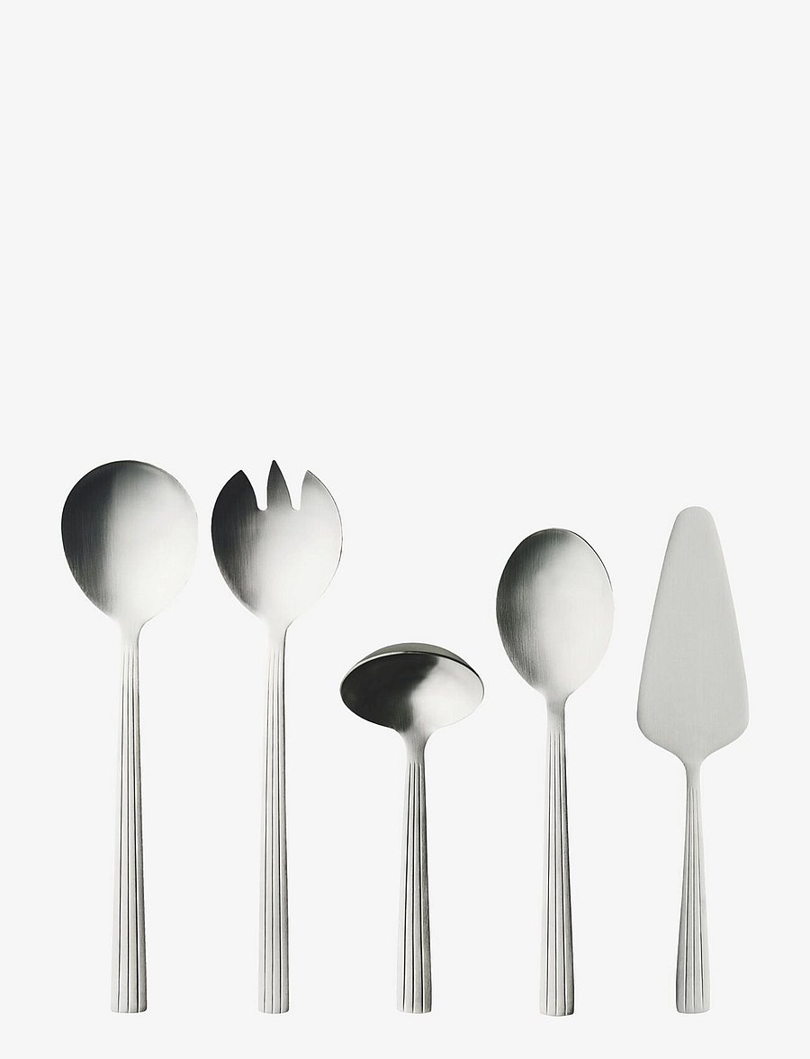 Aida - RAW 5 pcs. set matte steel giftbox - bestecksets - matte steel - 1