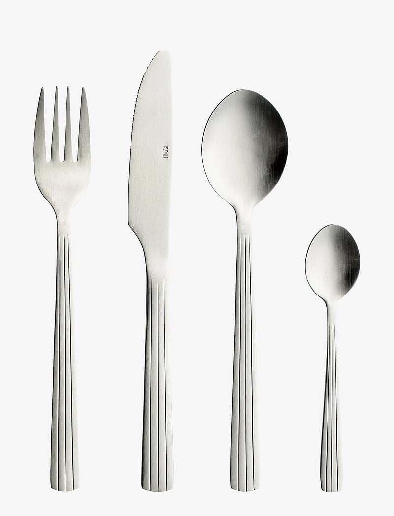 Aida - RAW cutlery - 24 pcs. set giftbox - bestecksets - matte steel - 1
