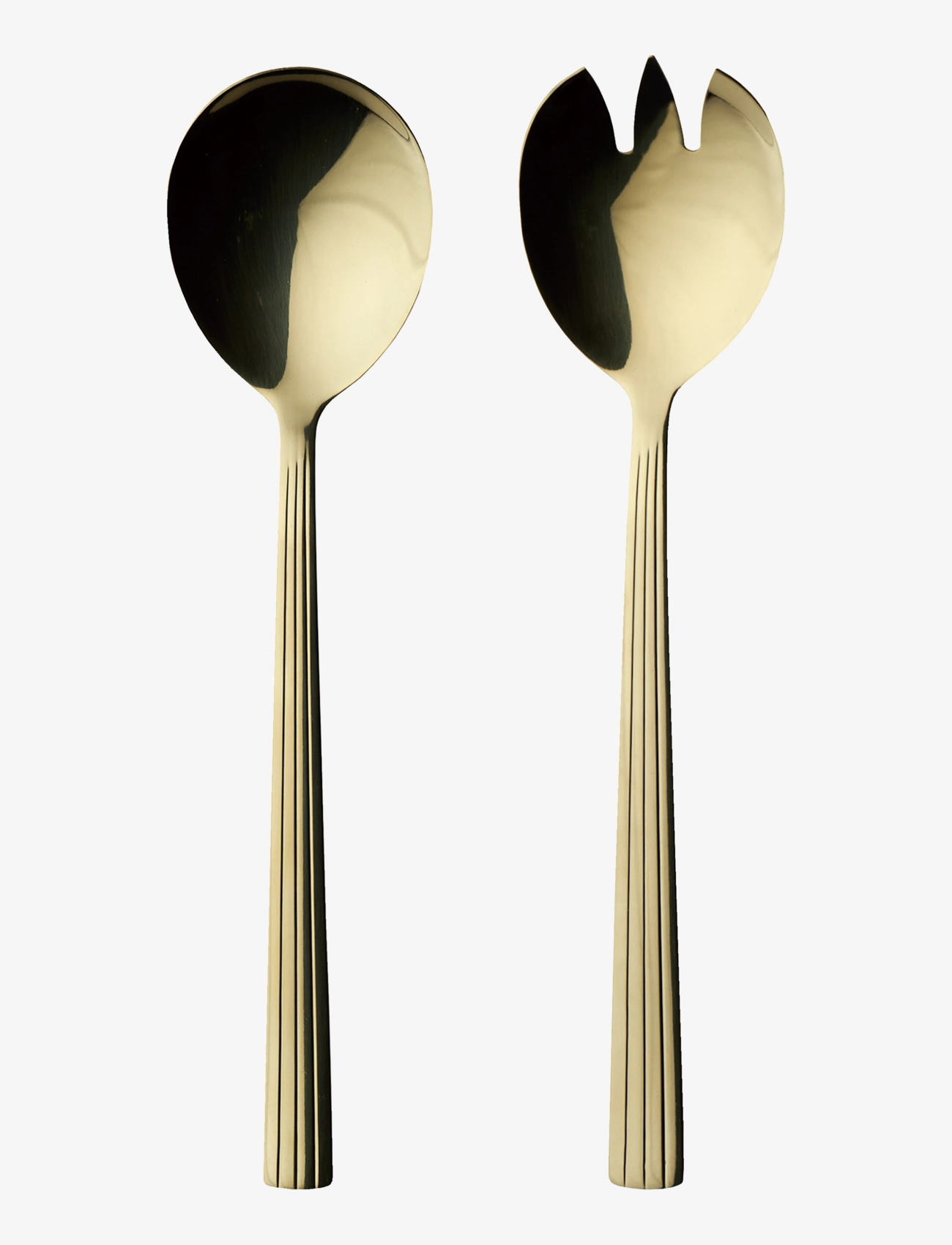 AIDA Raw - Bestik Salatsæt Champagne Guld Farvet Belægning 2 Dele Gaveæske Gold - One Sizex29 - Unisex