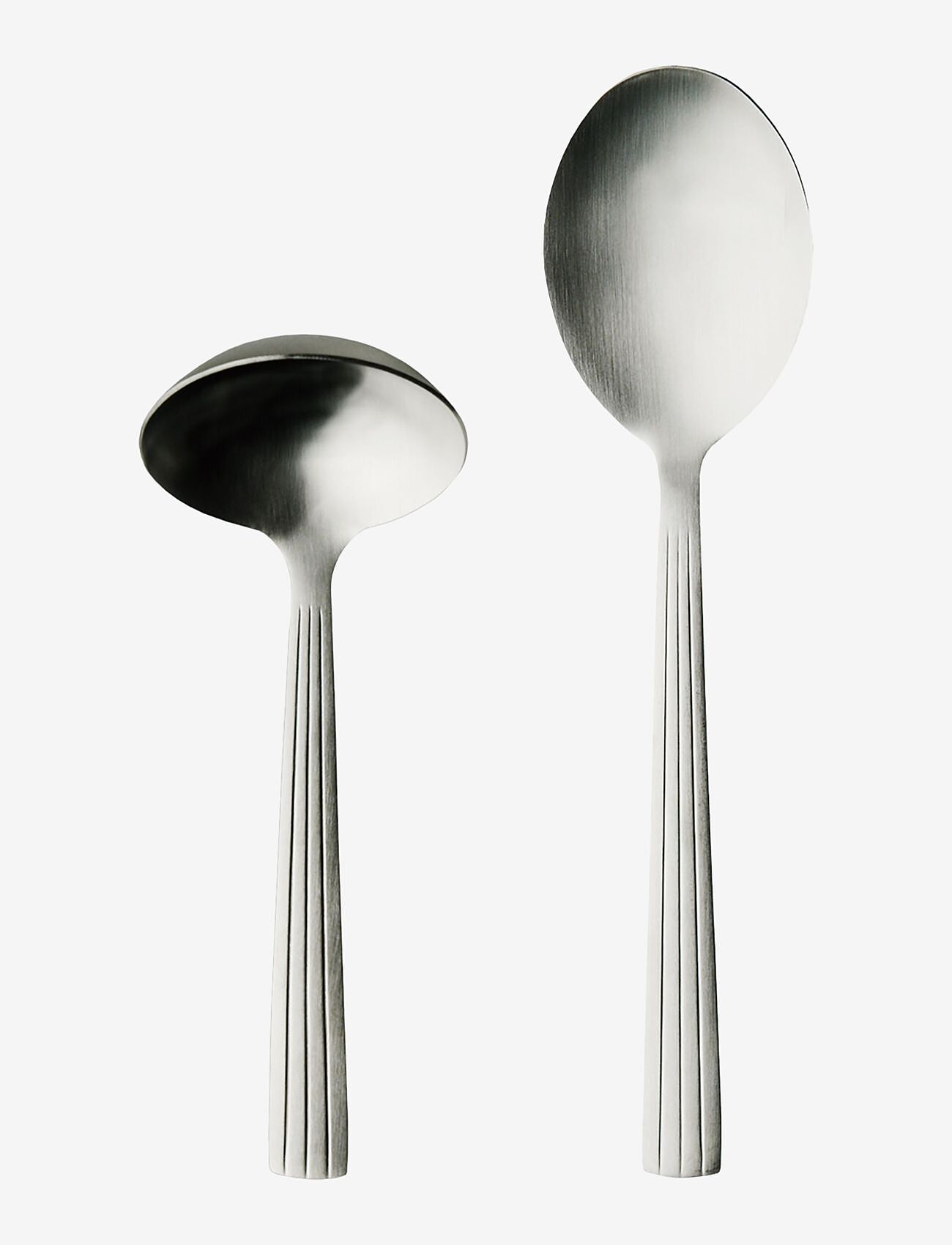 Aida - RAW cutlery matte steel -  2 pcs set gravy/potato spoon giftbox - osta hinna alusel - matte steel - 1