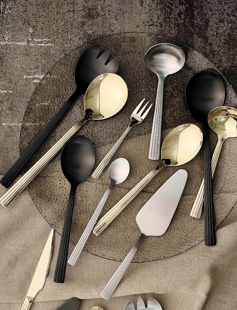 Aida - RAW cutlery matte steel - 2 pcs set gravy/potato spoon giftbox - nach preis einkaufen - matte steel - 0