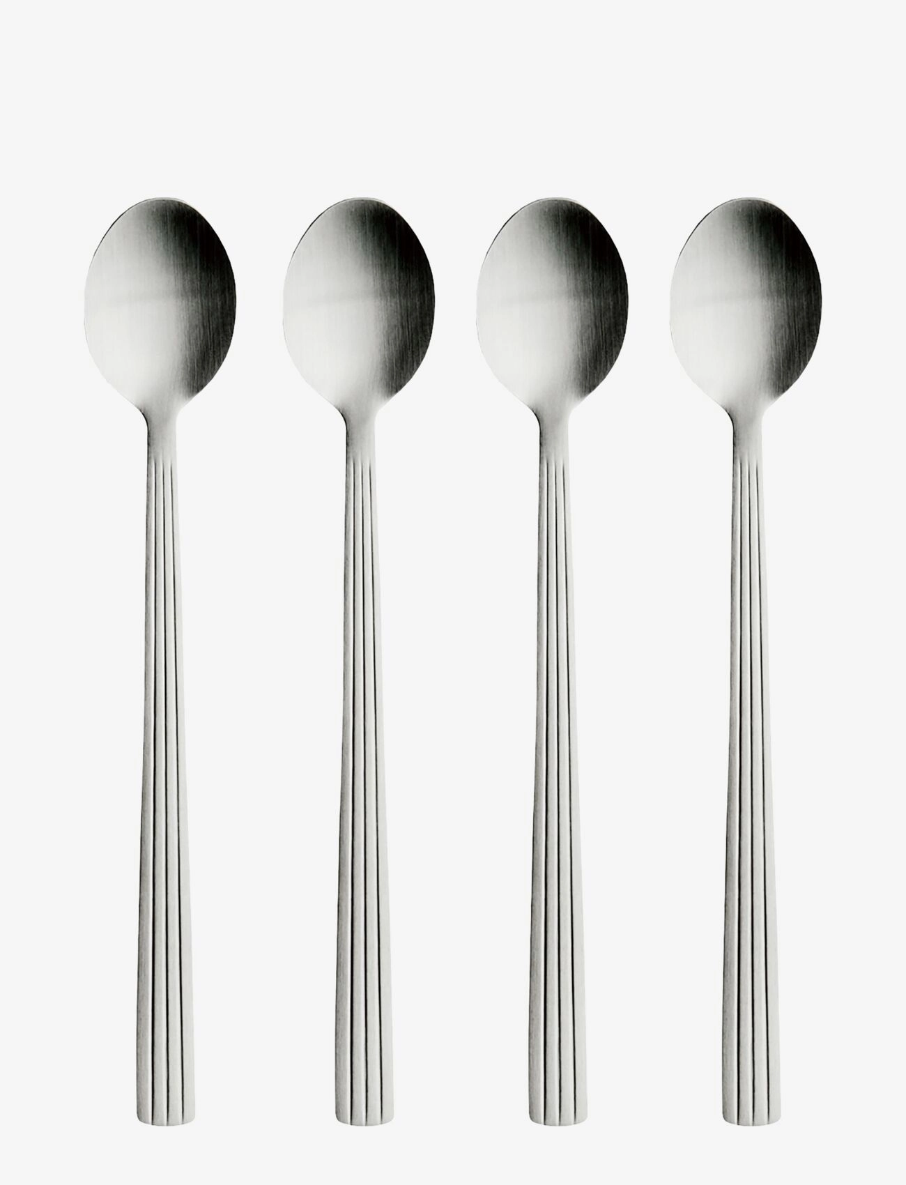 Aida Raw Cafe Latte Spoon Matte Steel 4 Pcs Giftbox, Tea Ske & Coffee Ske, Sølv, Str: L15.5CM