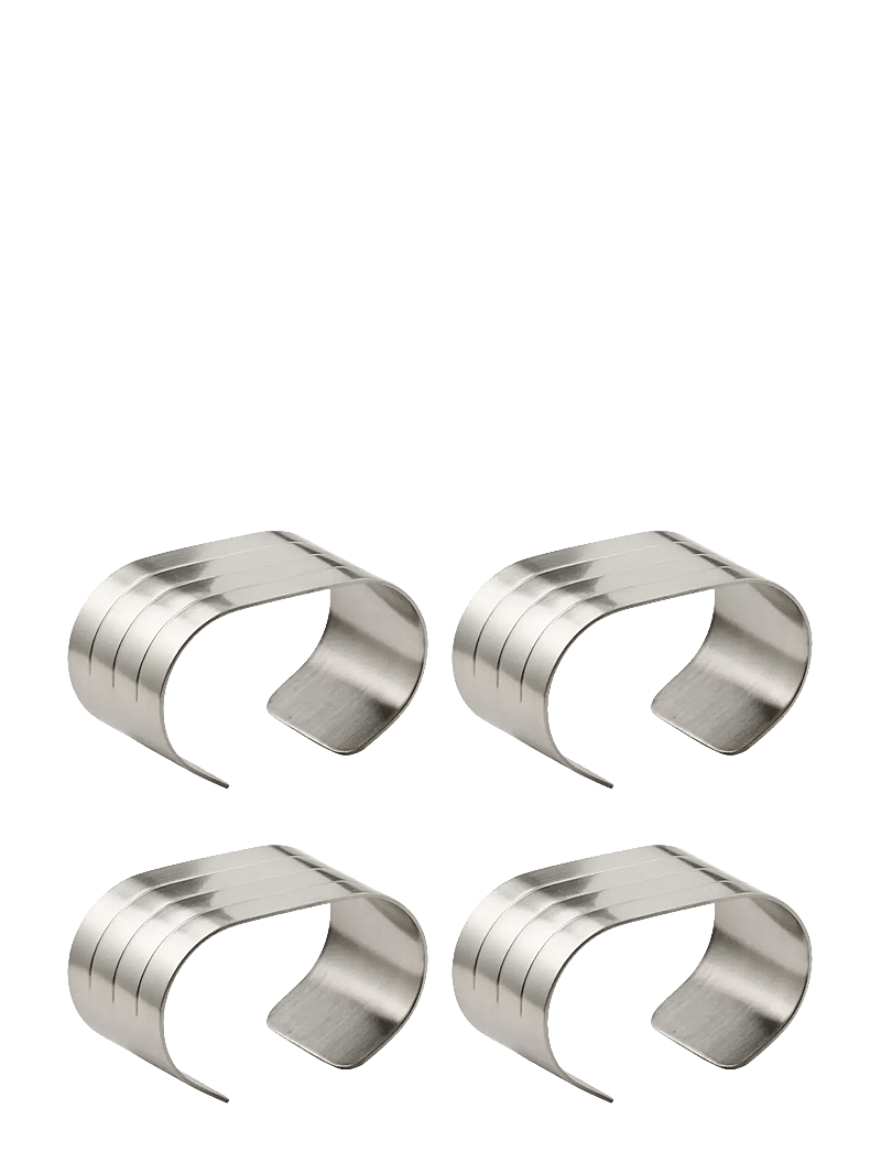 Aida - RAW napkin holder matte steel 4 pcs giftbox - trends - matte steel - 1