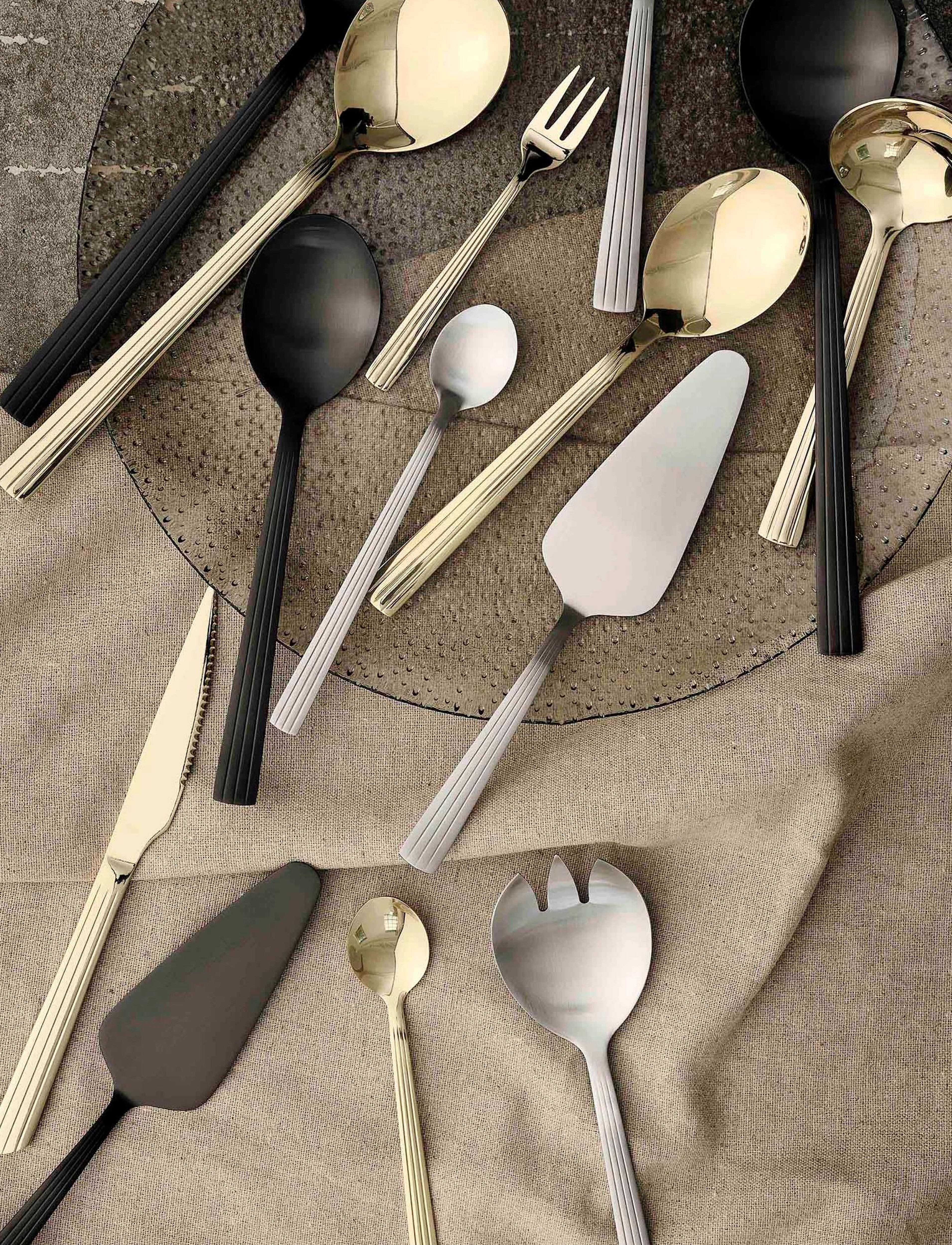 Aida Raw Cutlery Matte Steel Cakeserver Giftbox 1 Pcs., L26.2 cm, Silver, Bestik > Kageknive, Unisex