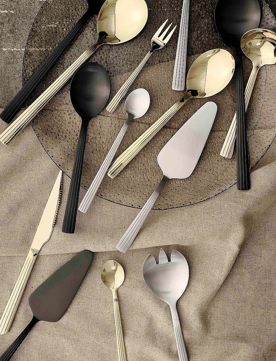 Aida - RAW cutlery matte steel cakeserver Giftbox 1 pcs. - kuchenmesser - matte steel - 0