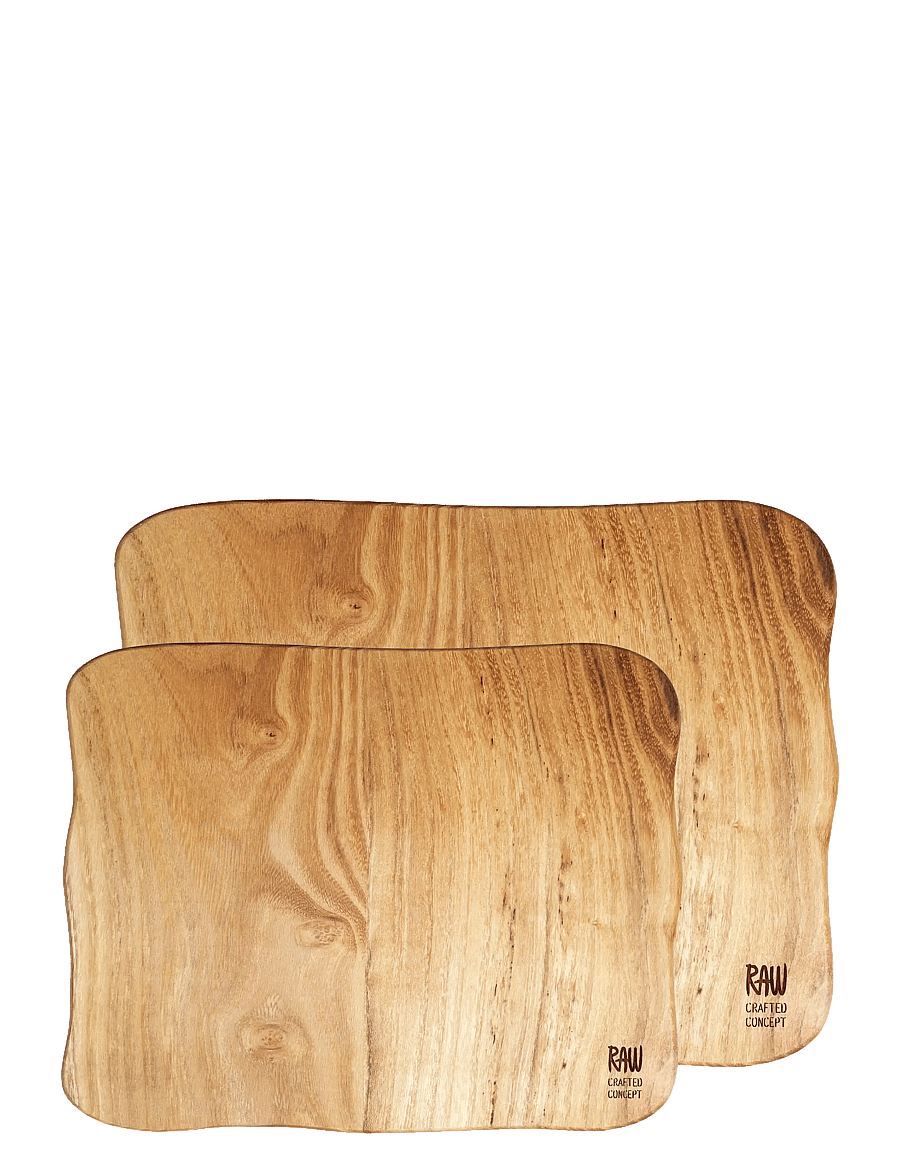 Aida - RAW Teak - cuttingboard set 2 pcs - schneidebretter - teak - 1