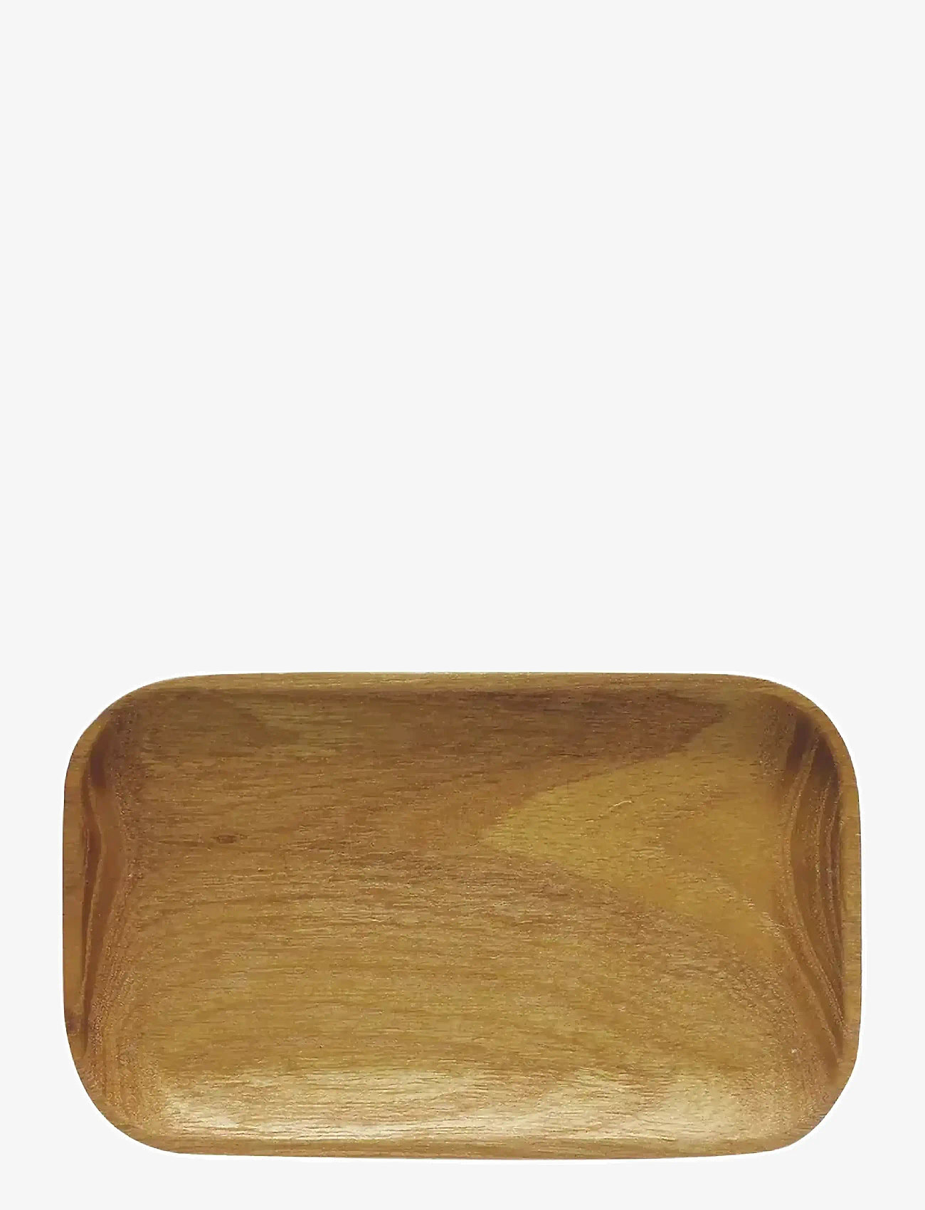 Aida - RAW Teak Wood tray - trays - natural - 1