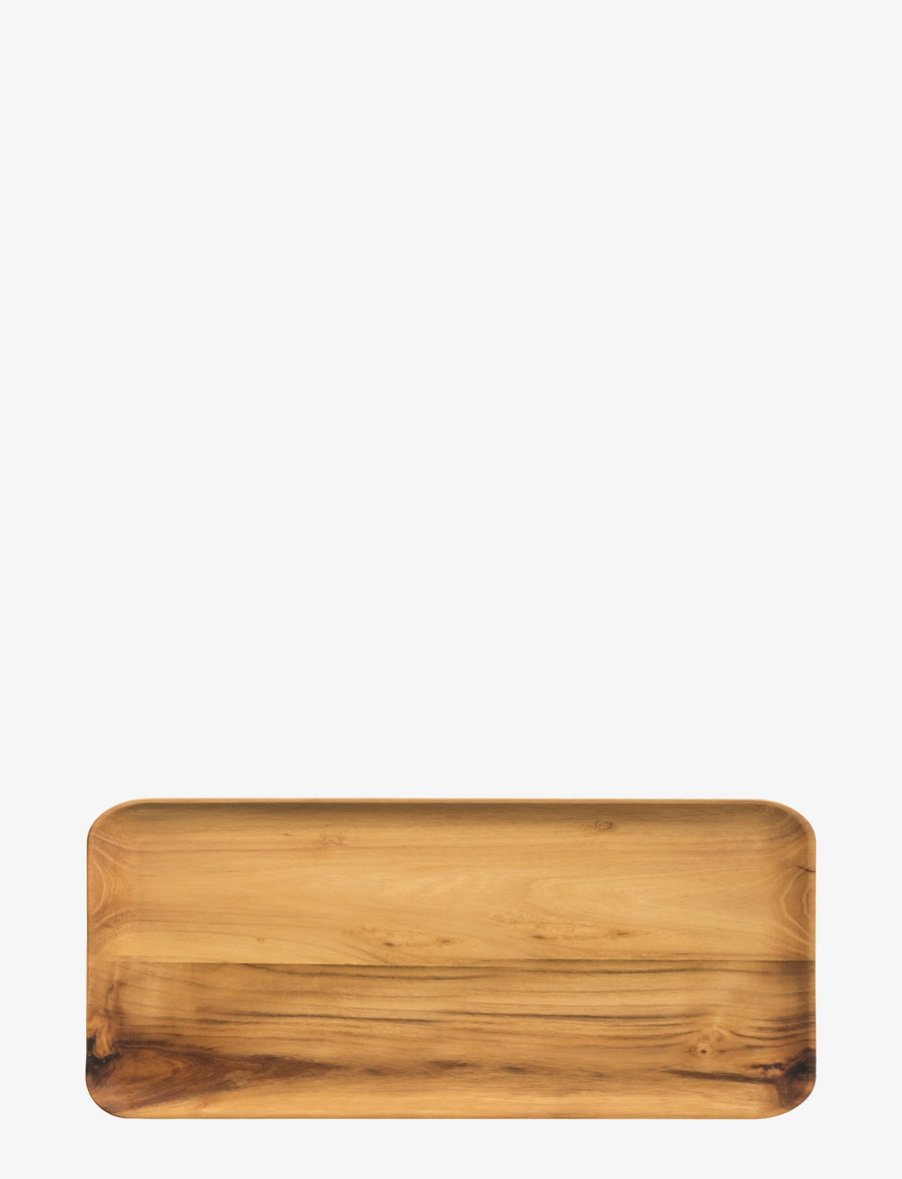 AIDA Raw Teak Wood - Rectangular Plate NATURE - One Size - Unisex