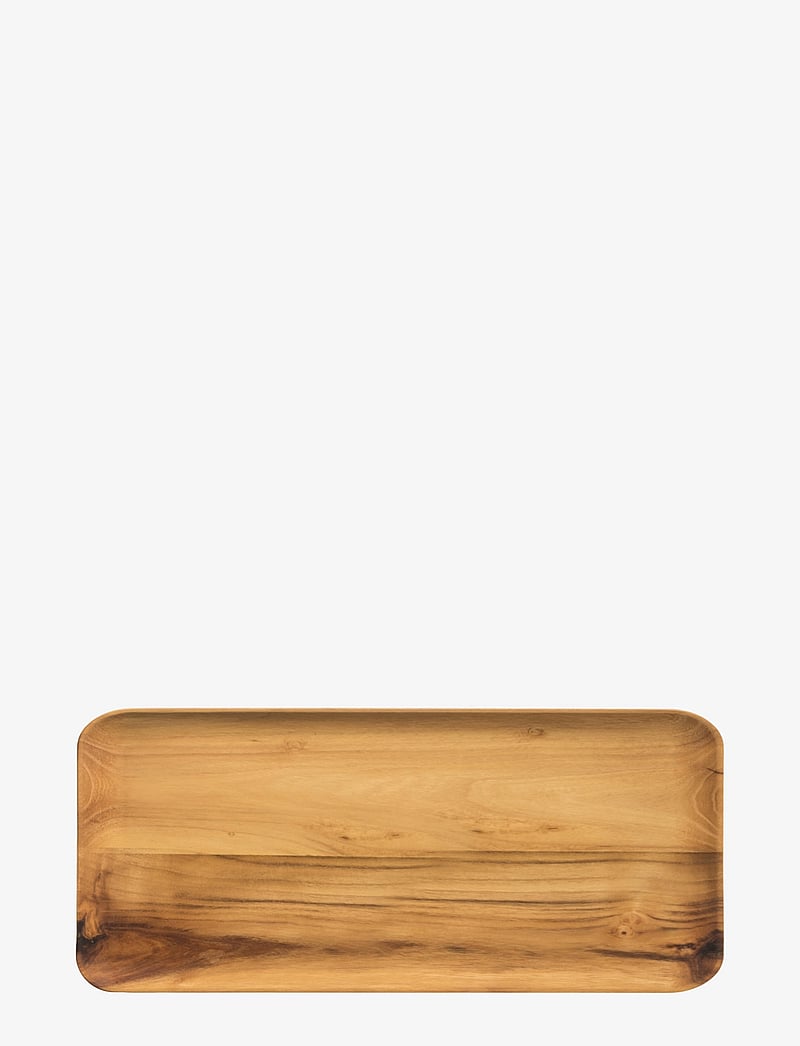 Aida - RAW Teak Wood - rectangular Plate - die niedrigsten preise - nature - 0