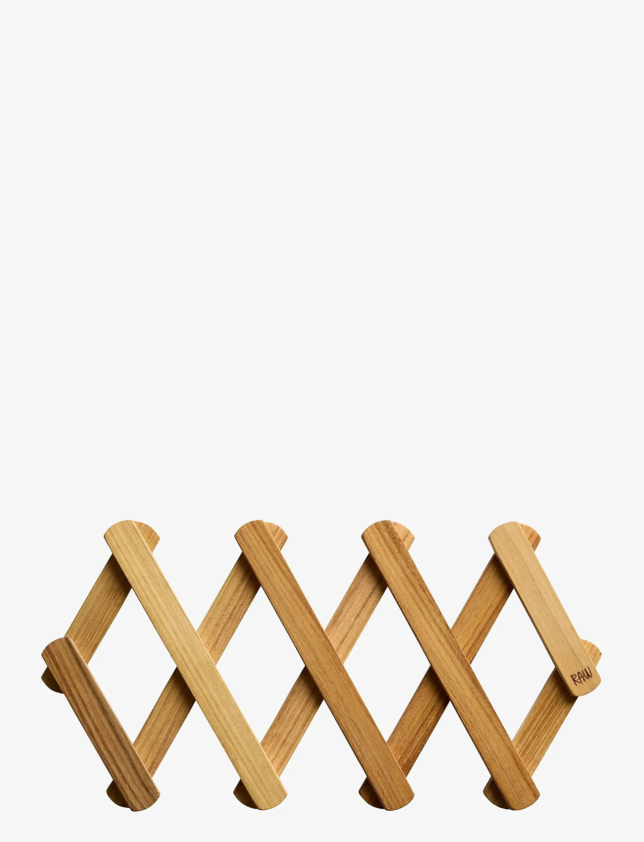 Aida - RAW Teak Adjustable Trivet - 60 cm - topfuntersetzer - teak wood - 1