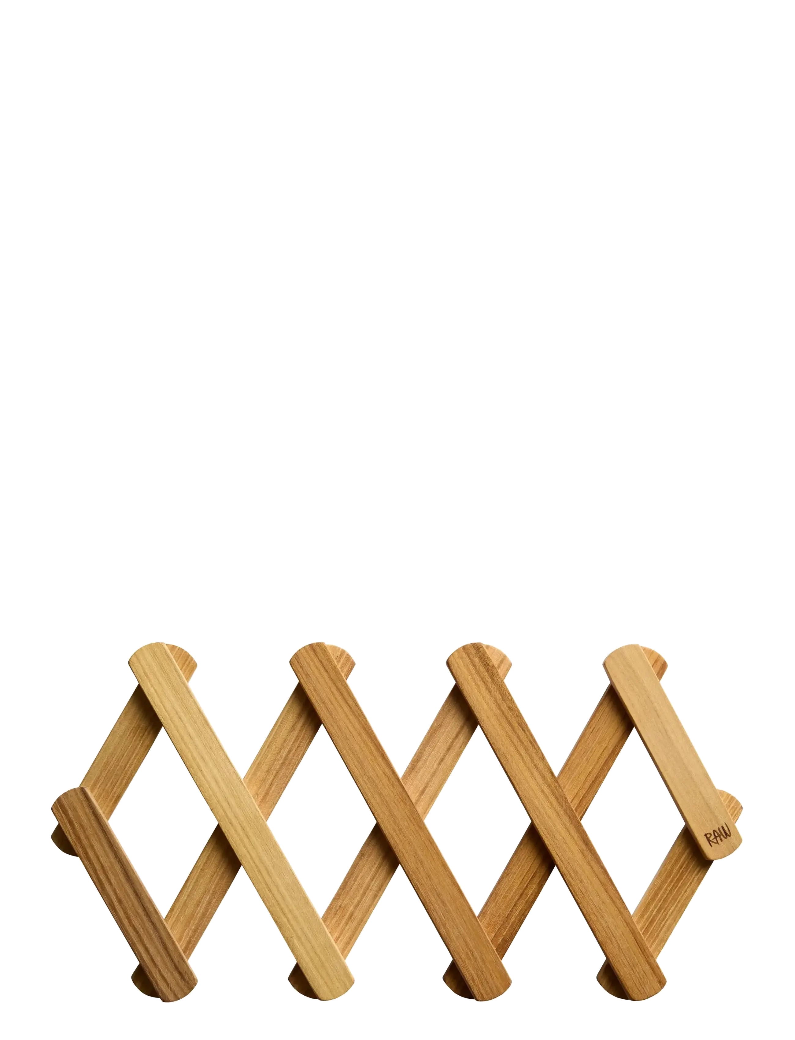 Aida RAW Teak Adjustable Trivet - 60 cm - Töpfe Saucenpfannen - TEAK WOOD / natural