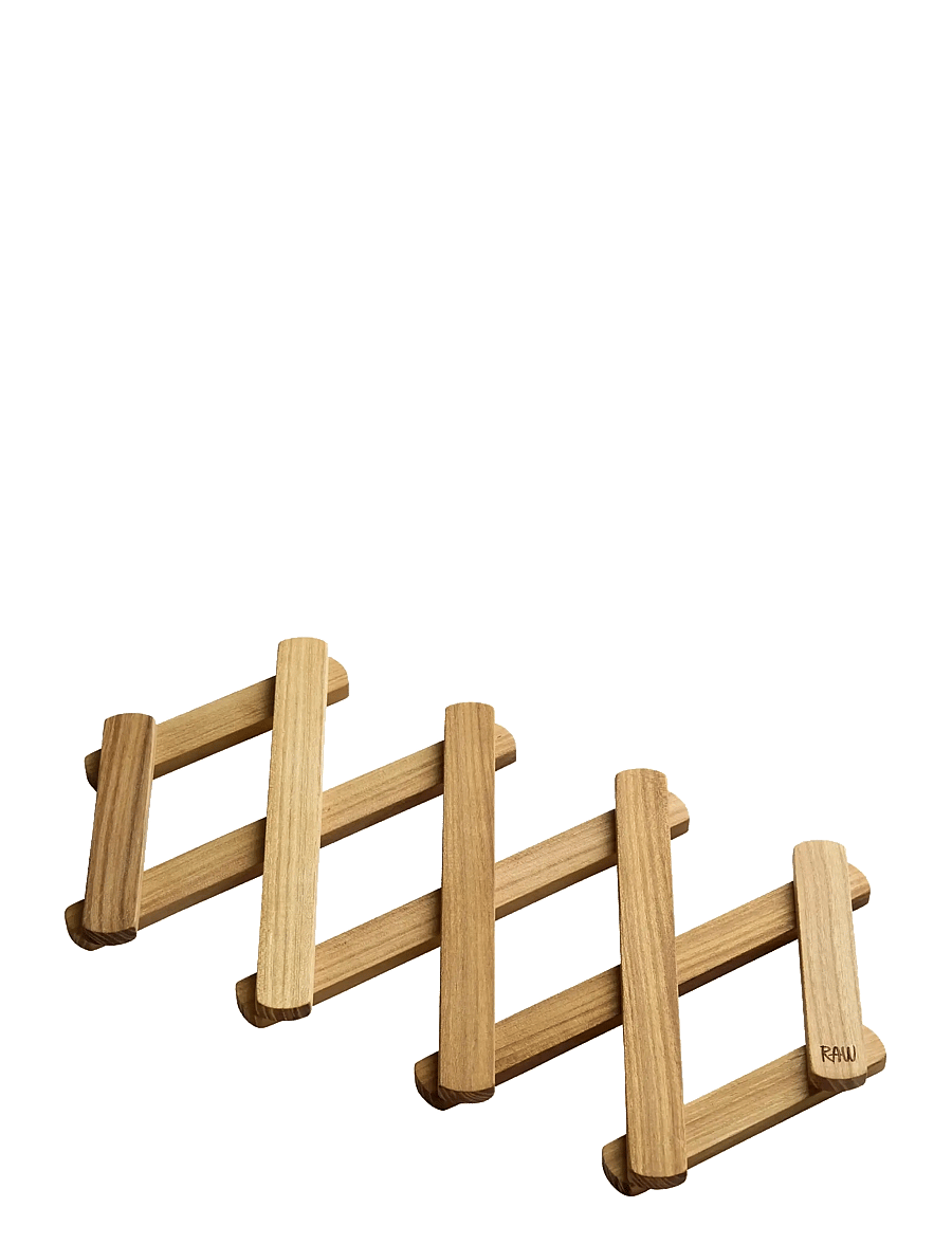 Aida - RAW Teak Adjustable Trivet - 60 cm - topfuntersetzer - teak wood - 2
