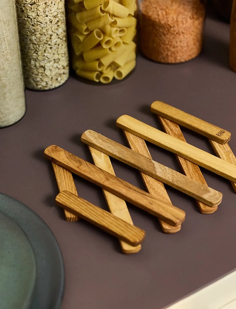 Aida - RAW Teak Adjustable Trivet - 60 cm - topfuntersetzer - teak wood - 5