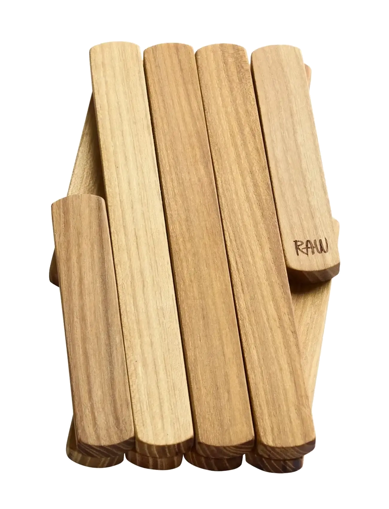 Aida - RAW Teak Adjustable Trivet - 60 cm - pot coasters - teak wood - 3