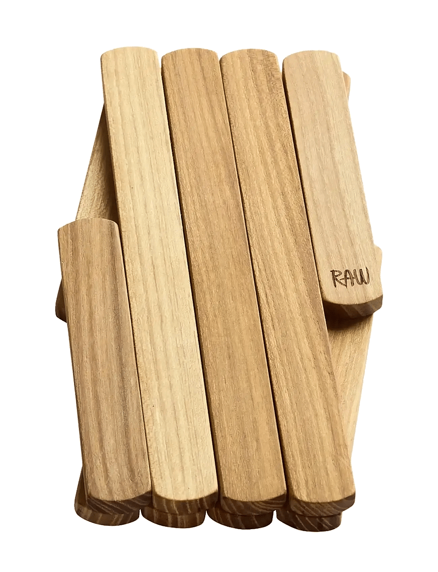 Aida - RAW Teak Adjustable Trivet - 60 cm - topfuntersetzer - teak wood - 3