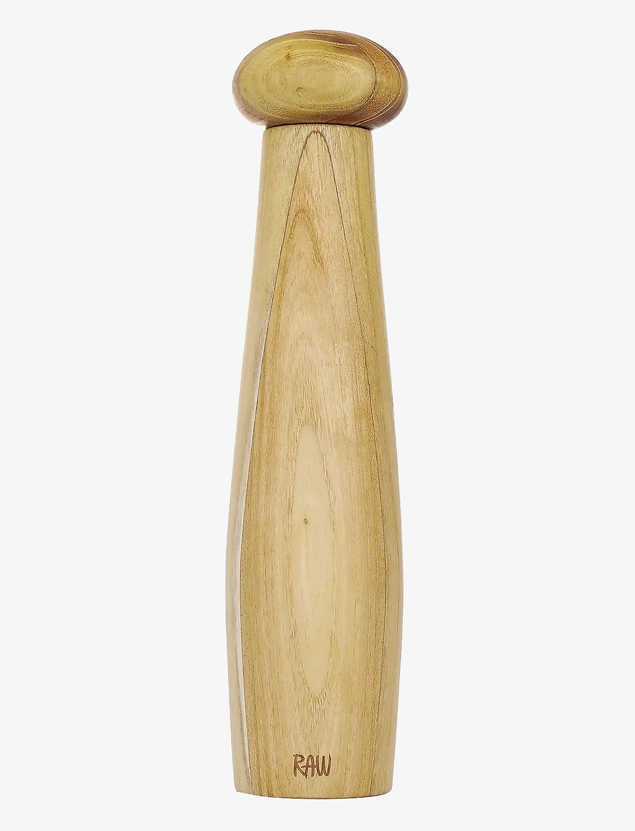 Aida - RAW Teak ceramic pepper grinder tall H27.5 x D6.5cm.  1 pcs. - salt & peberkværne - natural - 0
