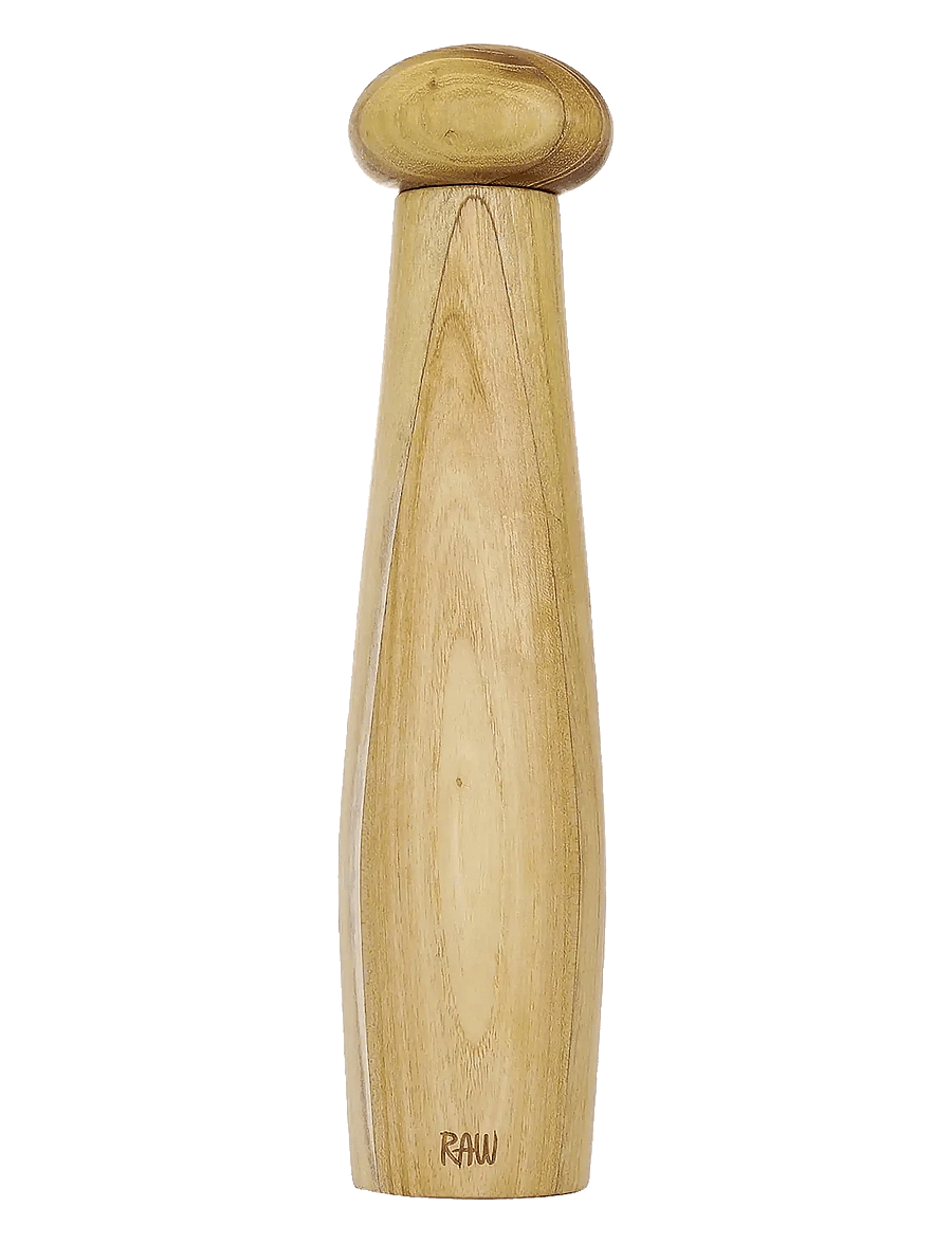 Aida - RAW Teak ceramic pepper grinder tall H27.5 x D6.5cm. 1 pcs. - salz- & pfefferstreuer - natural - 1