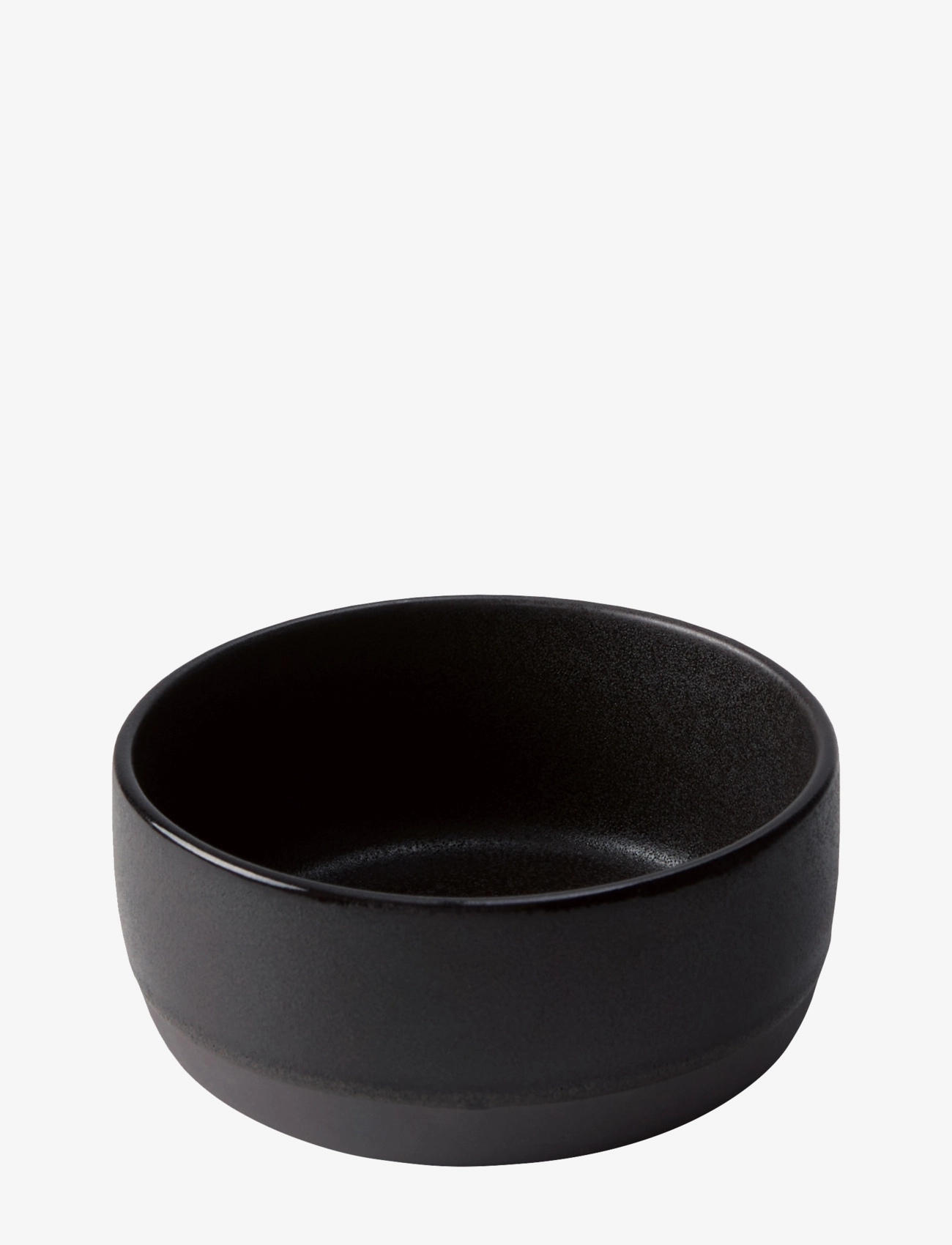 RAW Titanium Black - skål høj  1 stk  d19,5 x h8 cm gaveæske - BLACK