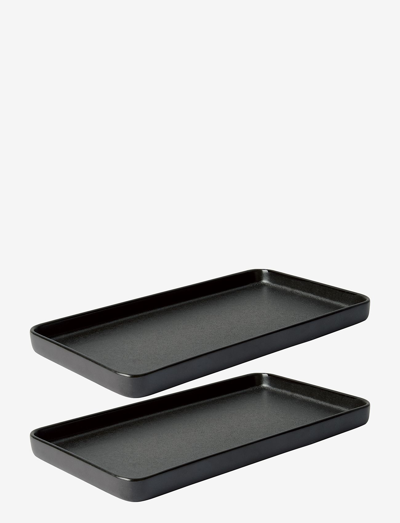 Aida - Raw Titanium Black - serving platters - black - 0