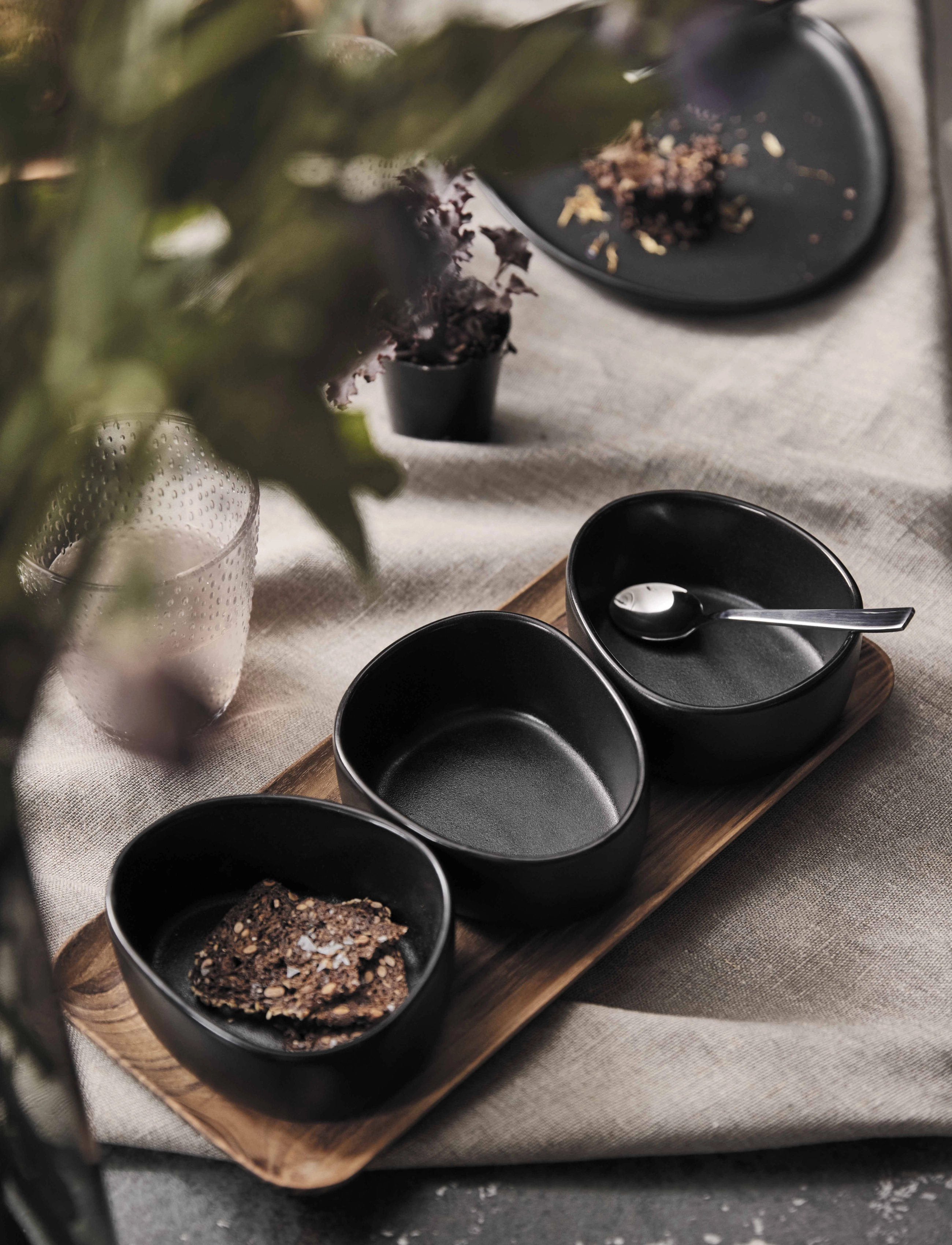 Aida Raw Titanium Black Bowl, One Size, Bowls & Serving Dishes, Schwarz - Bowls, Homeware