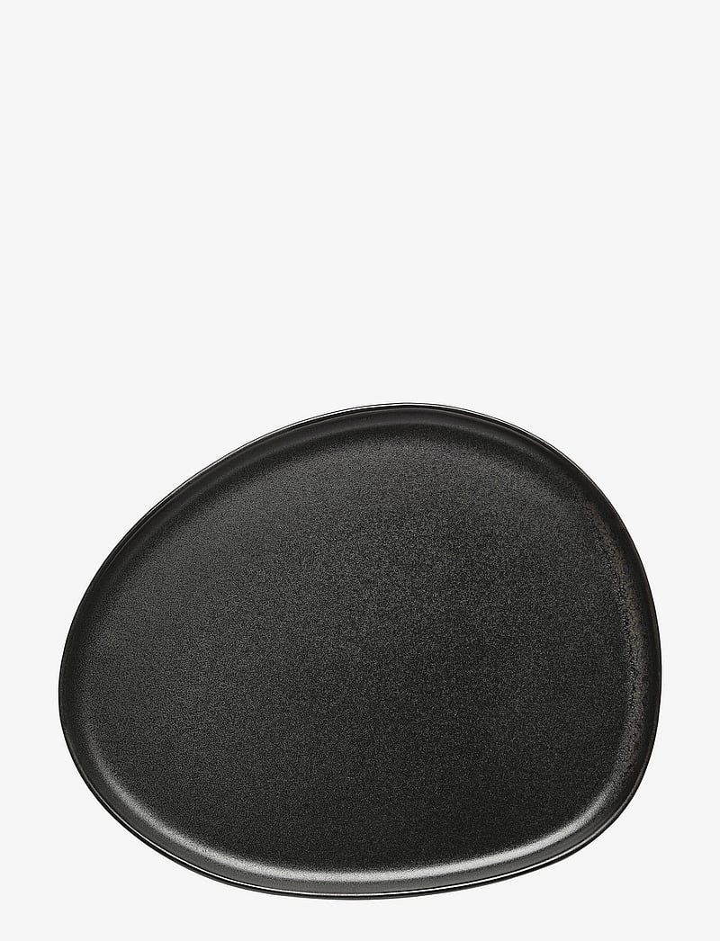 Aida - RAW Titanium Black - Organic frokost tallerken 1 stk 24x21 cm - die niedrigsten preise - black - 0