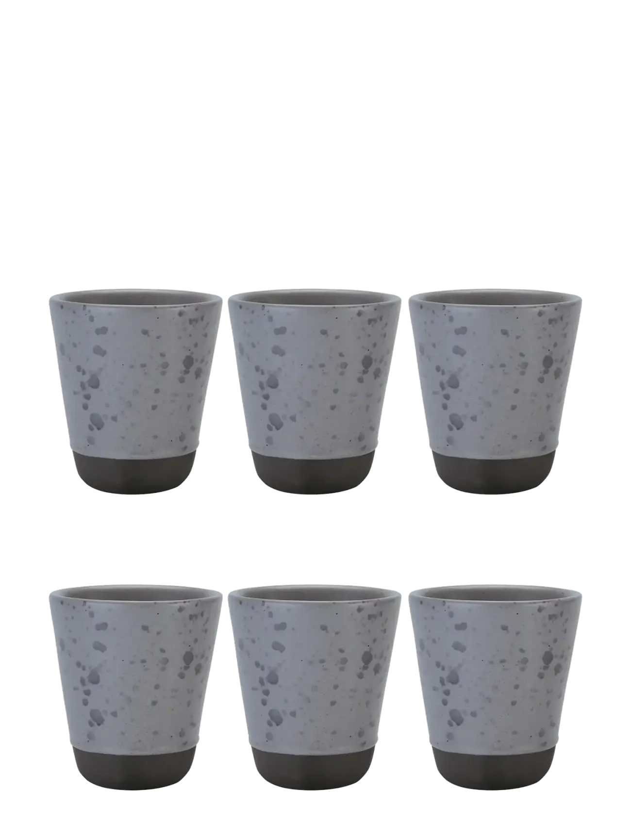 Aida Raw Nordic Grey Double Wall Mug 6 Stk 25 Cl, Thermal Kop, Grå, Str: 25 CL