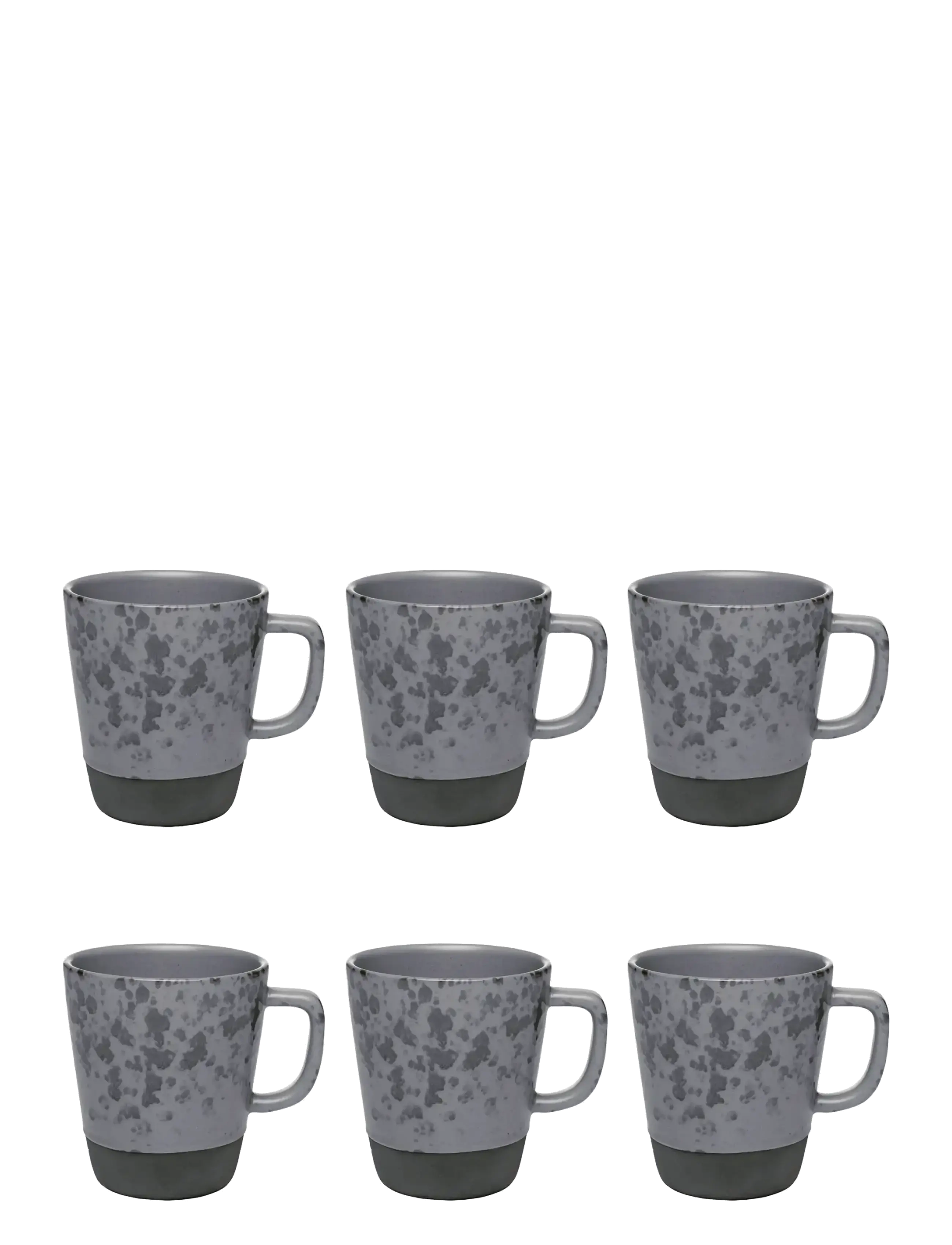 Aida RAW Nordic Grey - mug w handle  6 stk 30 cl - Servering - NORDIC GREY / grey