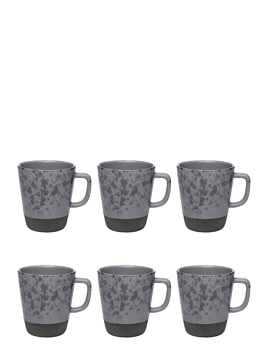 Aida - RAW Mug with Handle 6-pack - kafijas krūzes - nordic grey - 1