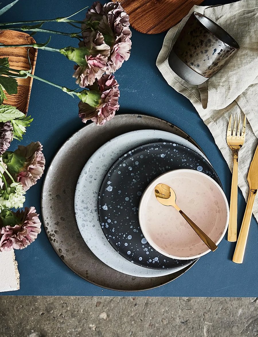 Aida - RAW dessert plate 6 stk 20cm - geschirrsets & geschirrservice - nordic grey - 0