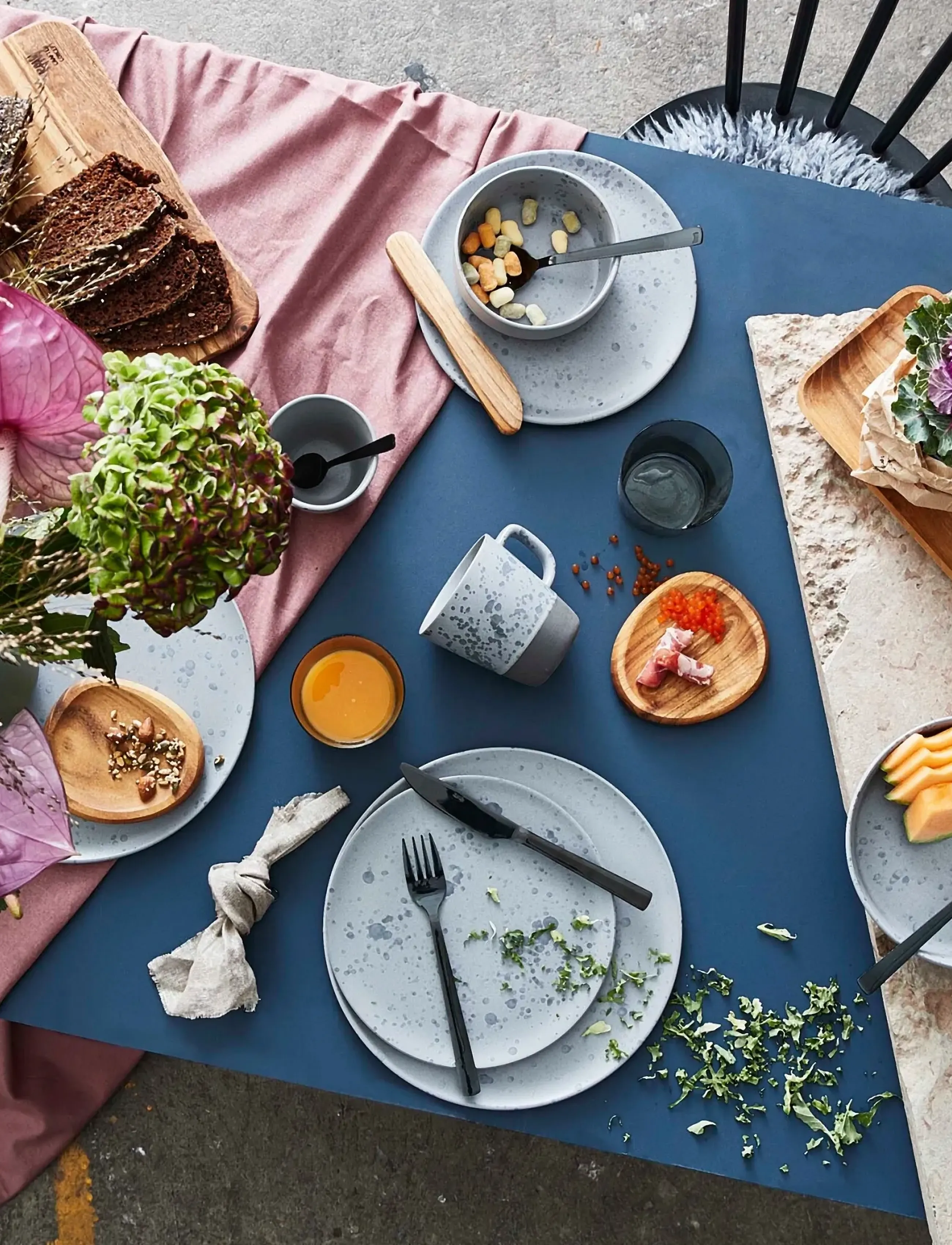 Aida Raw Dinner Plate 6 Stk 28 cm, One Size, Grey, Tallerkener > Middagstallerkener, Unisex