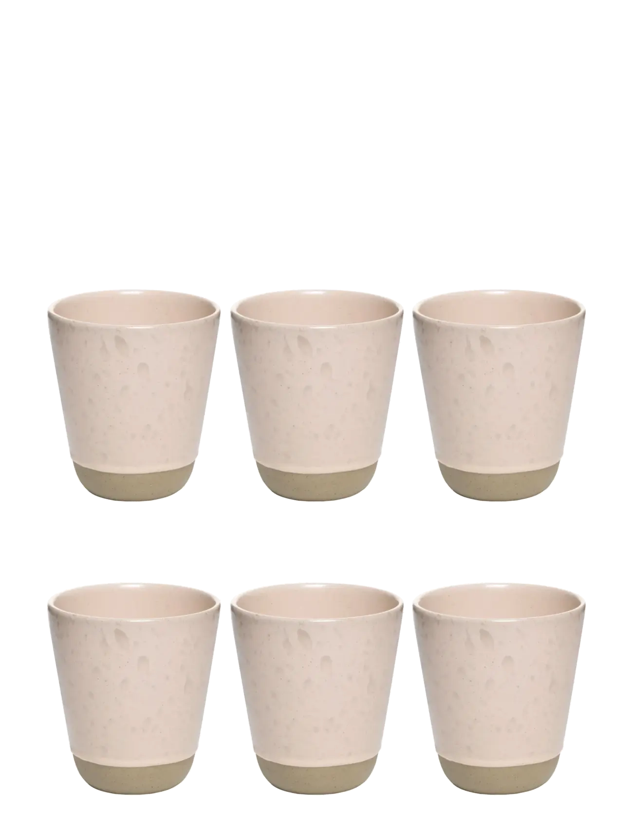 Aida Raw Nordic Nude Double Wall Mug 6 Stk 25 Cl, Thermal Kop, Beige, Str: 25 CL