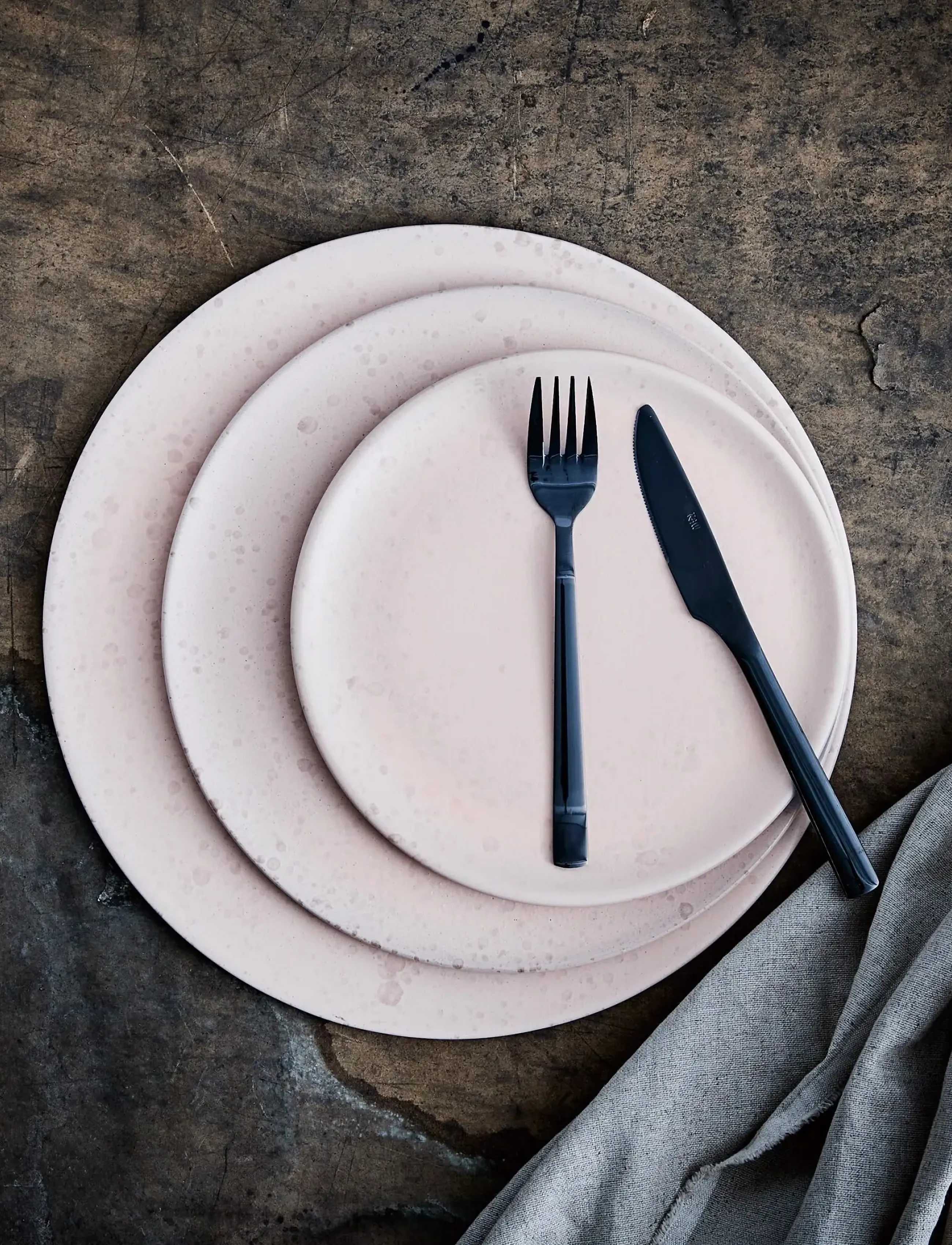 Aida - RAW Nordic Nude - dinner plate  6 stk 28 cm - speiseteller - nordic nude - 2