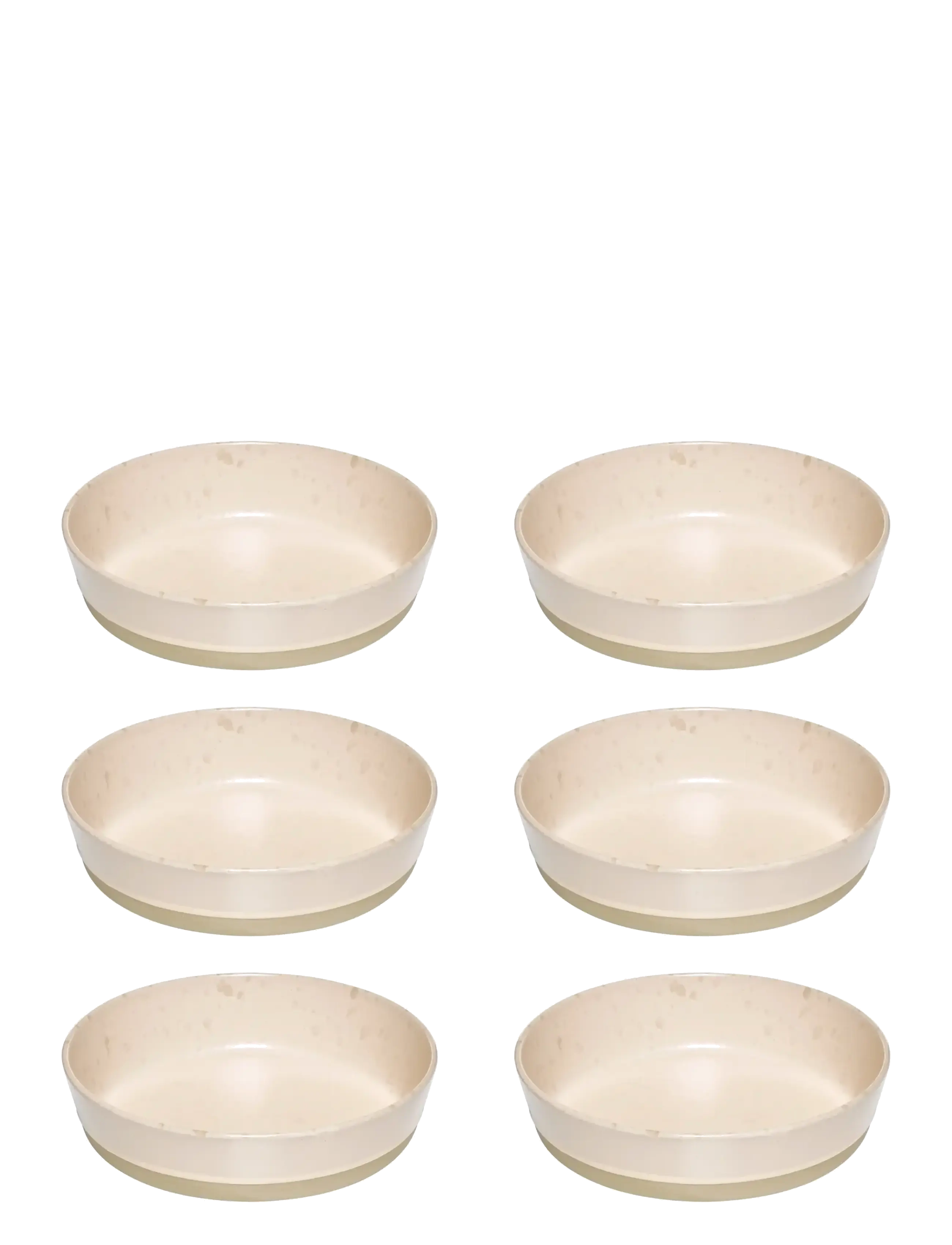 Aida RAW Nordic Nude - soup plate  6 stk d19,4 x h4,5 - Servering - NORDIC NUDE / beige