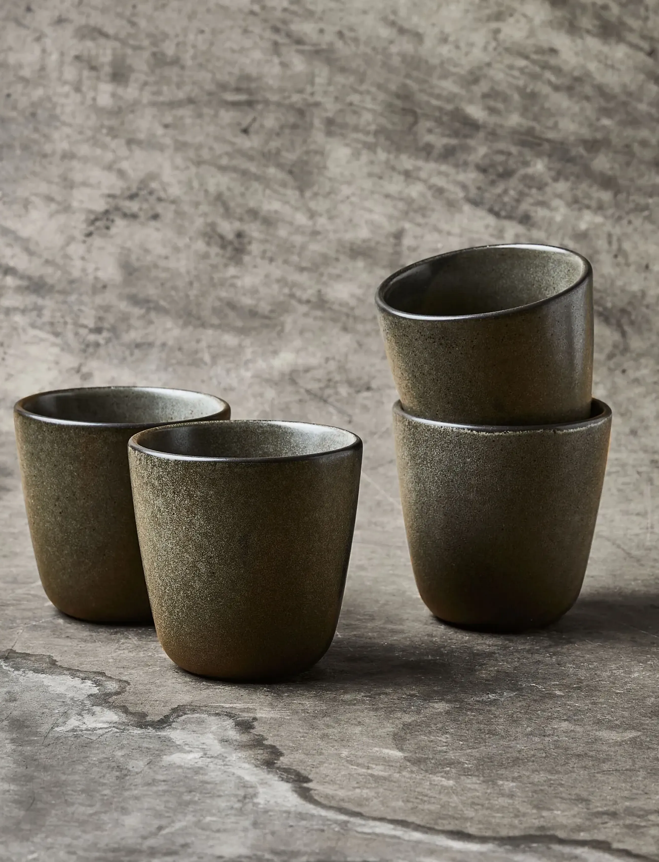 Aida - RAW Forest brown -  single wall mug  6 stk 30cl - forest brown - 2