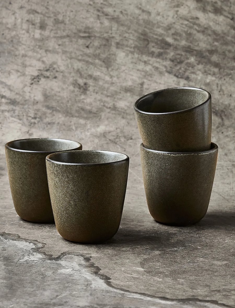 Aida - RAW Single Wall Mug 6-pack - kohvitassid - forest brown - 2