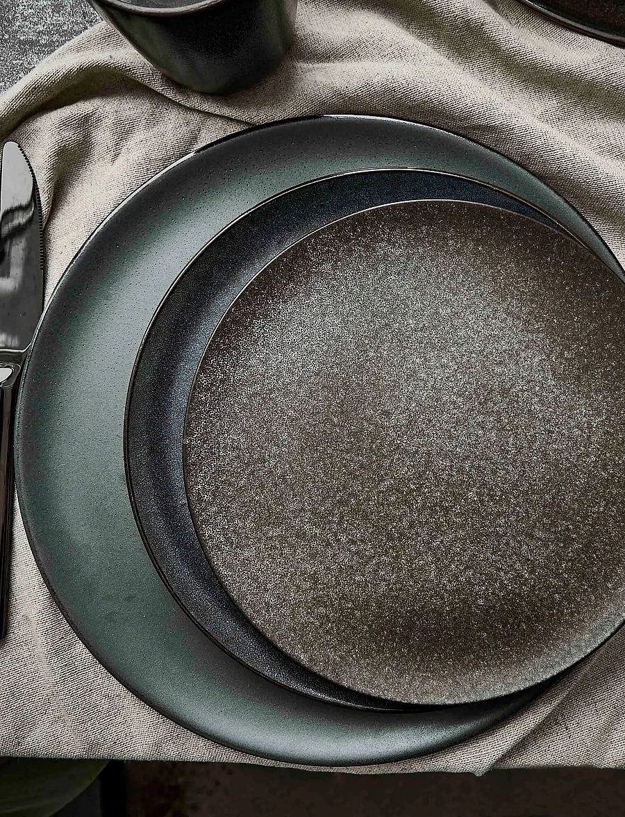 Aida - RAW Dessert Plate 6-pack - frühstücksteller - forest brown - 0