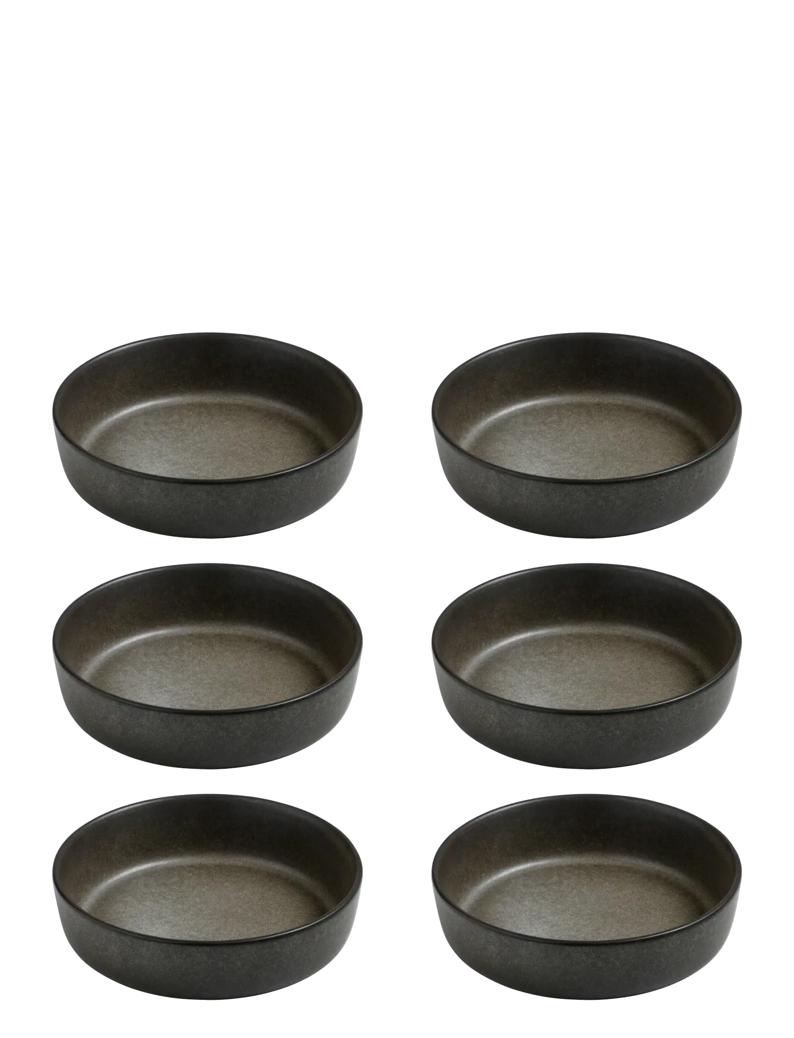 Aida RAW forest brown - soup  plate 6 stk 19.4 X 4.5cm - Servering - FOREST BROWN / brown