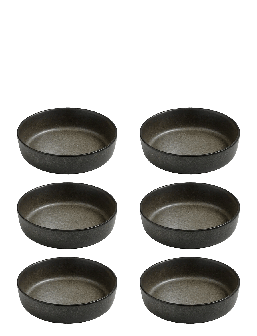Aida - RAW Soup Plate 6-pack - tiefe teller - forest brown - 1