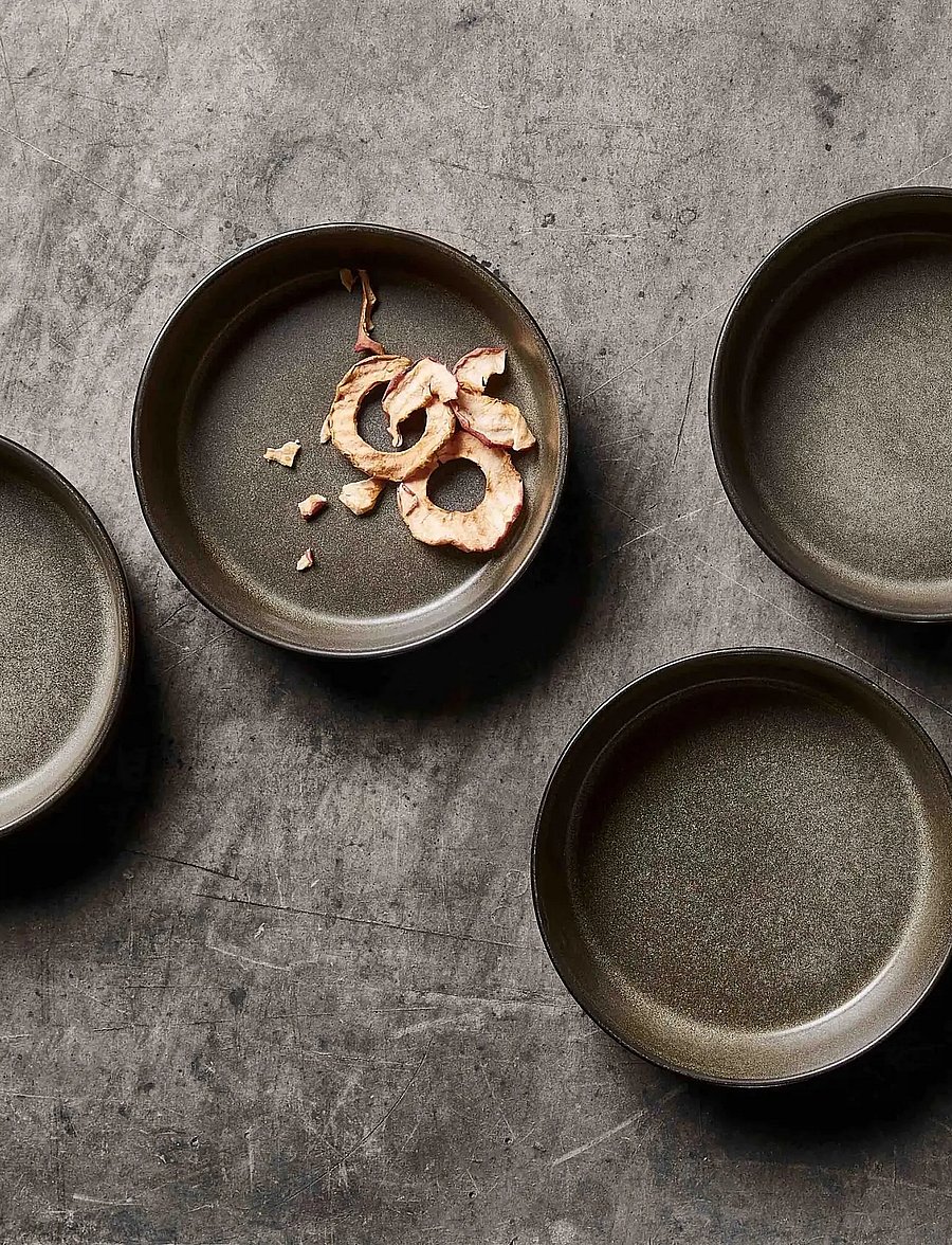 Aida - RAW Soup Plate 6-pack - tiefe teller - forest brown - 0