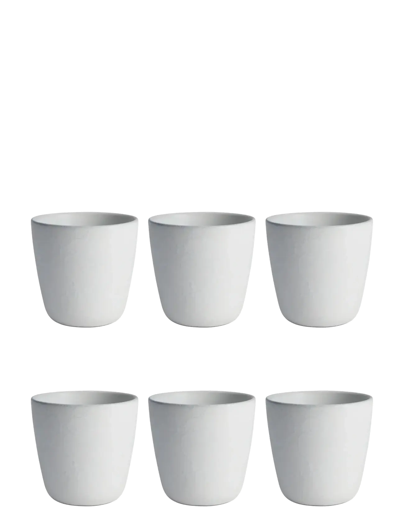 Aida Raw Arctic white - single wall mug  30 cl  6 pcs 6 stk 30 cl - Servering - ARCTIC WHITE / white