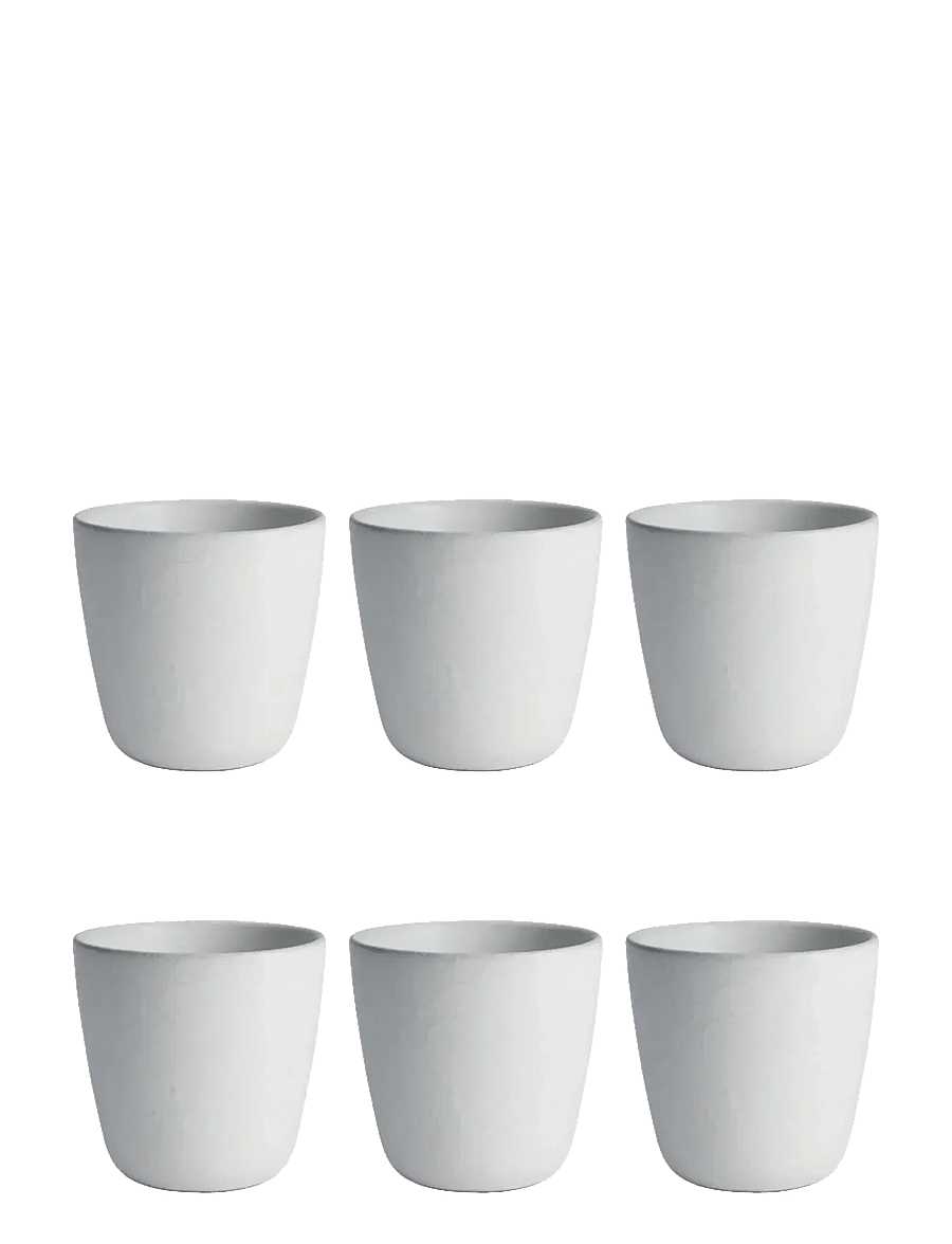 Aida - Raw Arctic white - single wall mug 30 cl 6 pcs 6 stk 30 cl - kohvitassid - arctic white - 1