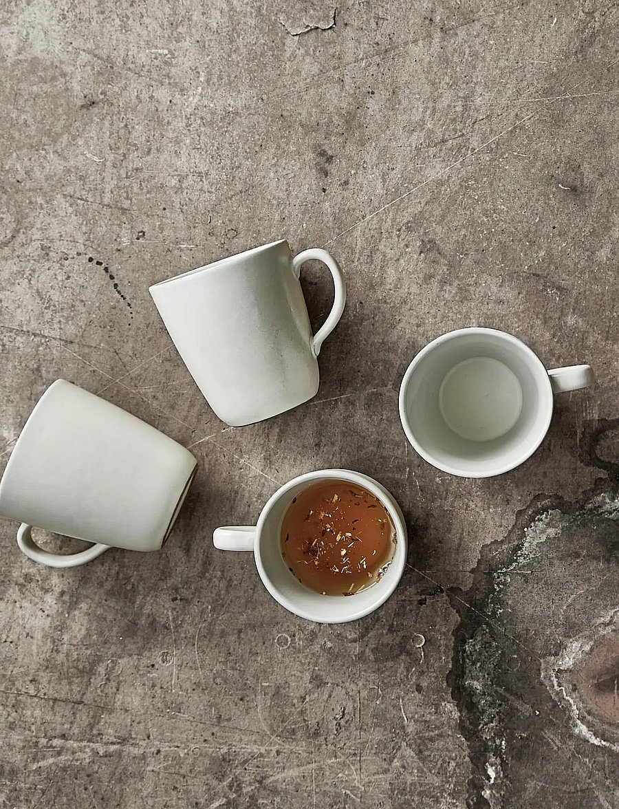 Aida - RAW Mug with Handle 6-pack - filiżanki do herbaty - arctic white - 0